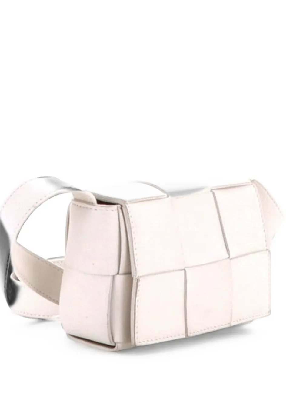Bottega Veneta Cassette Maxi Intrecciato Leather Candy crossbody bag