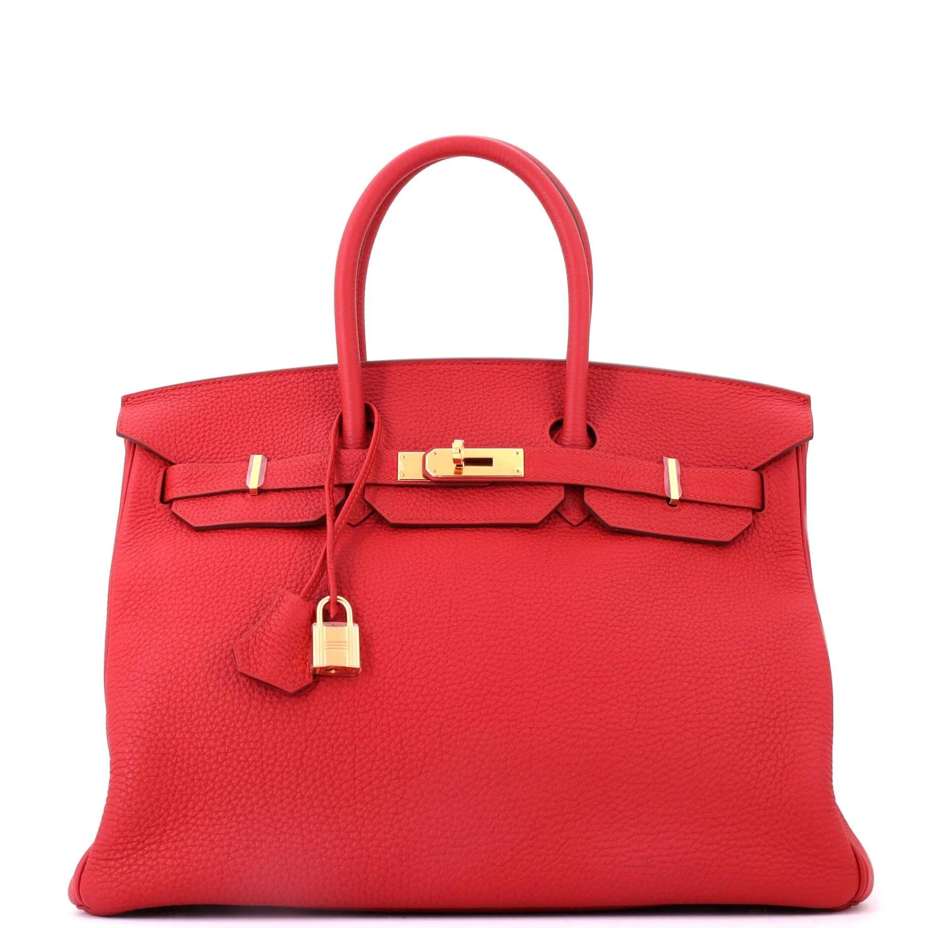 Birkin 35 leather tote