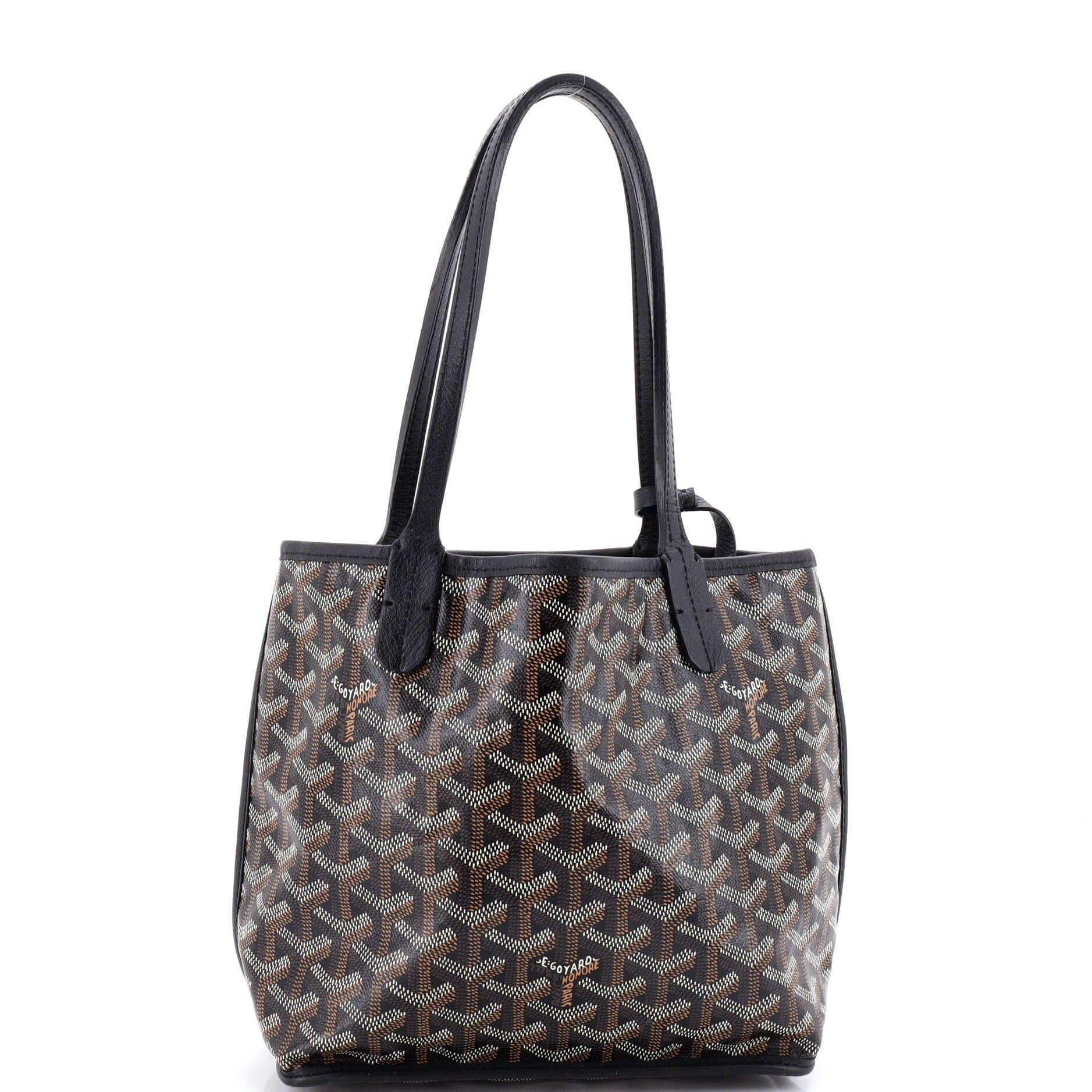 Goyard Anjou Reversible Tote Coated Canvas Mini