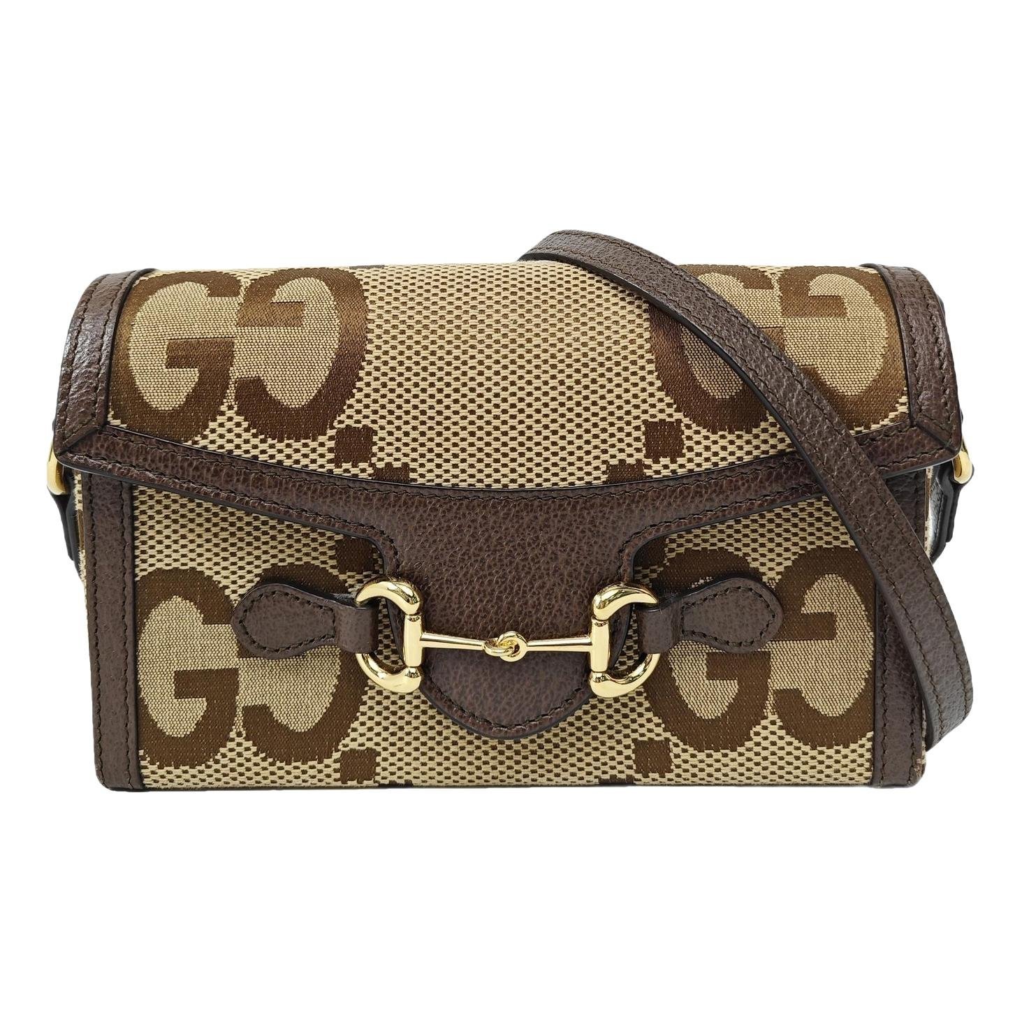 Handle Horsebit 1955 cloth handbag