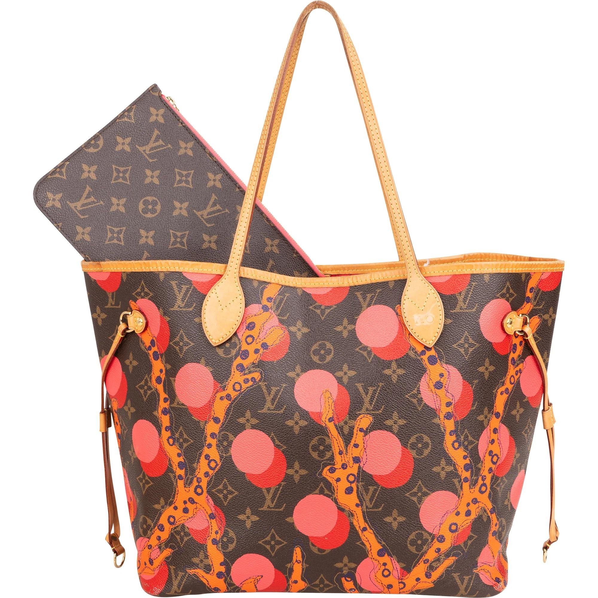 Neverfull leather bag