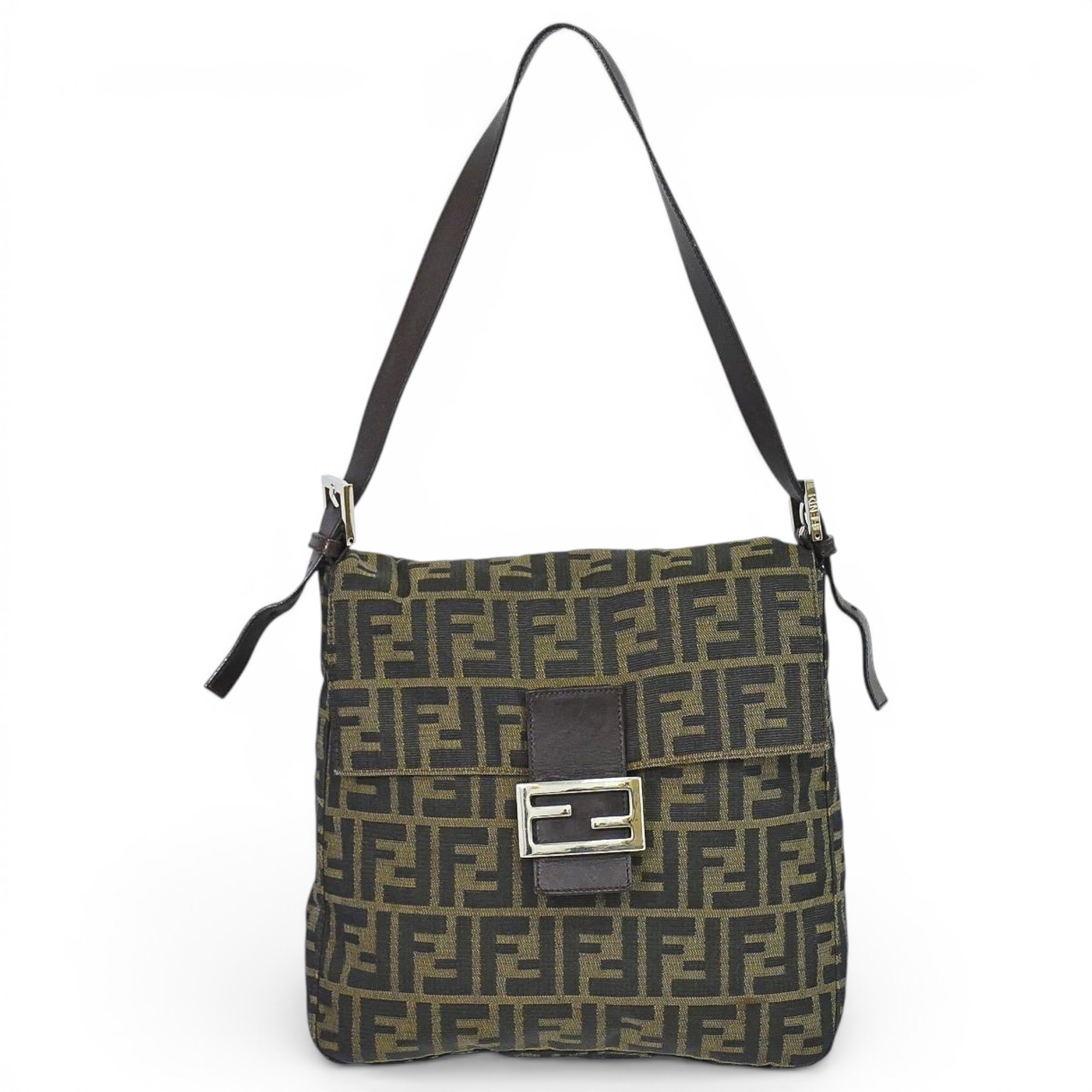 Baguette leather handbag