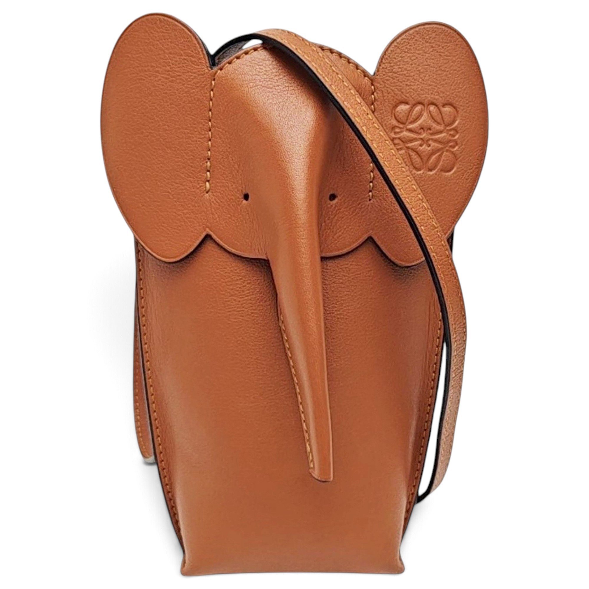 Animals leather handbag