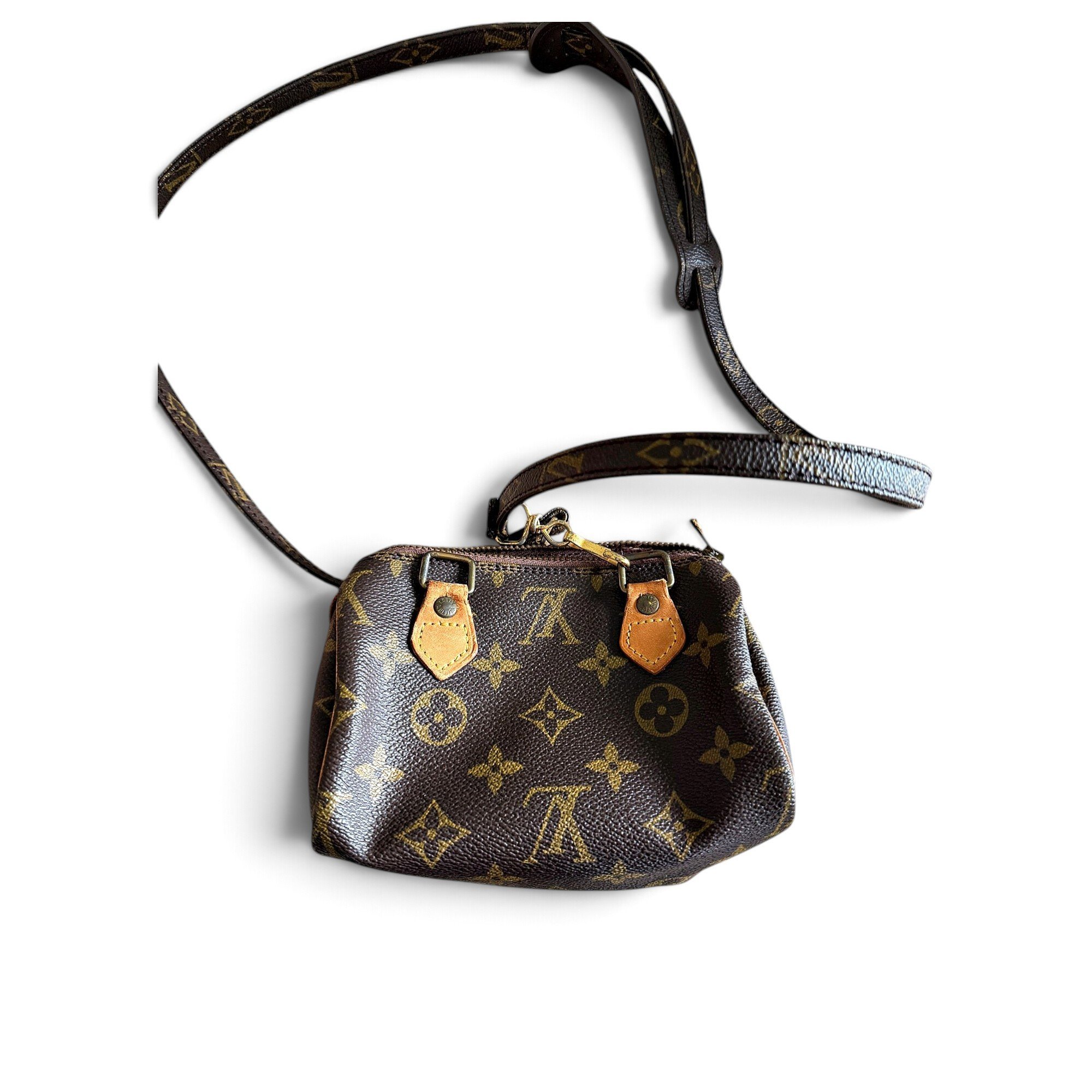 Louis Vuitton Nano Speedy / Mini HL leather mini bag