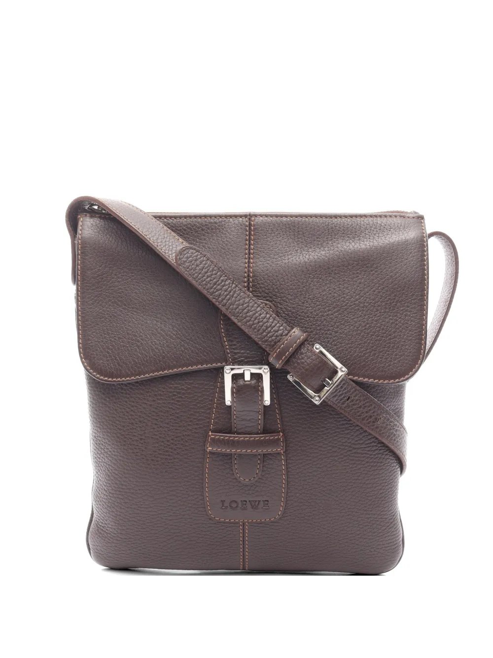 2000s buckle-detail cross body bag