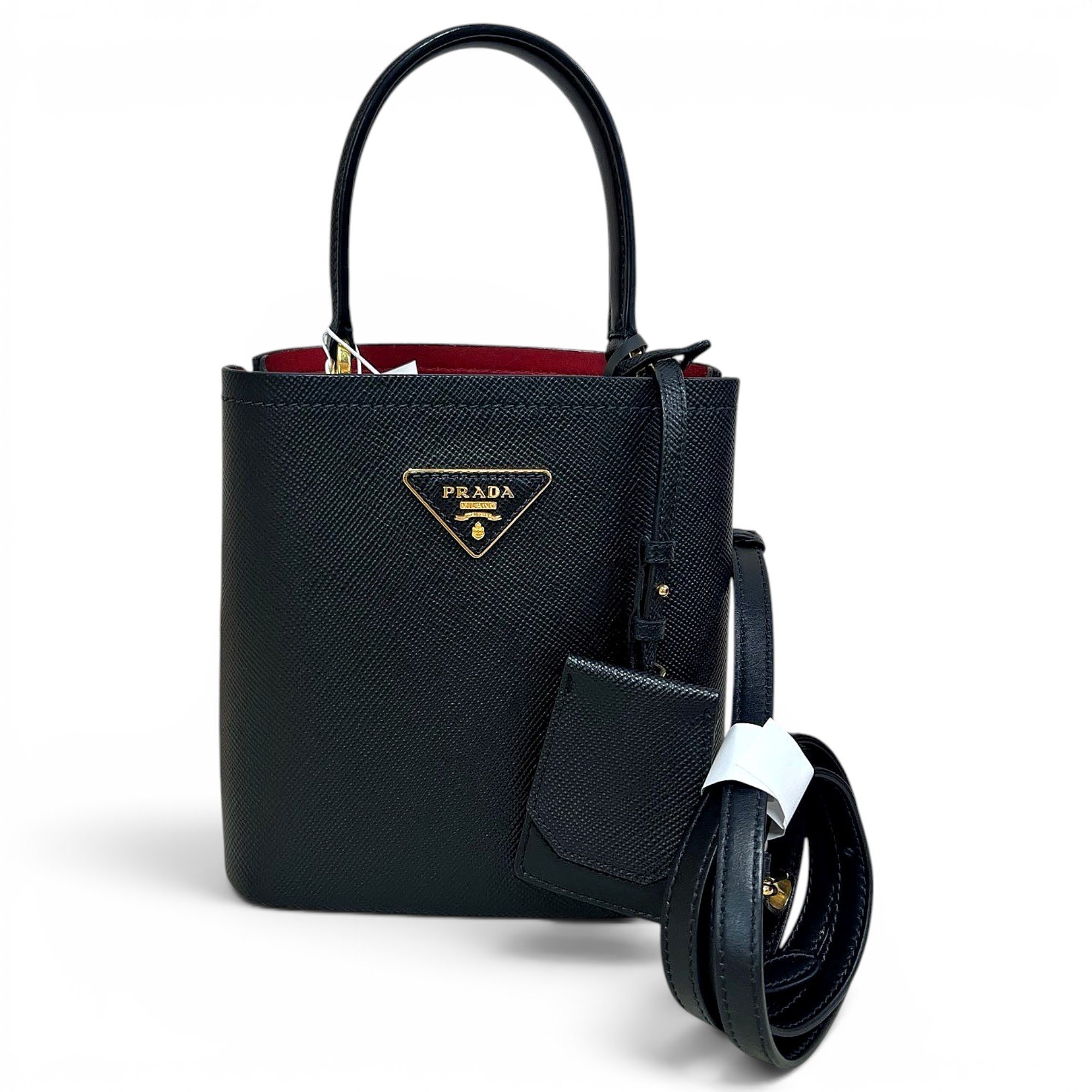 Panier leather handbag