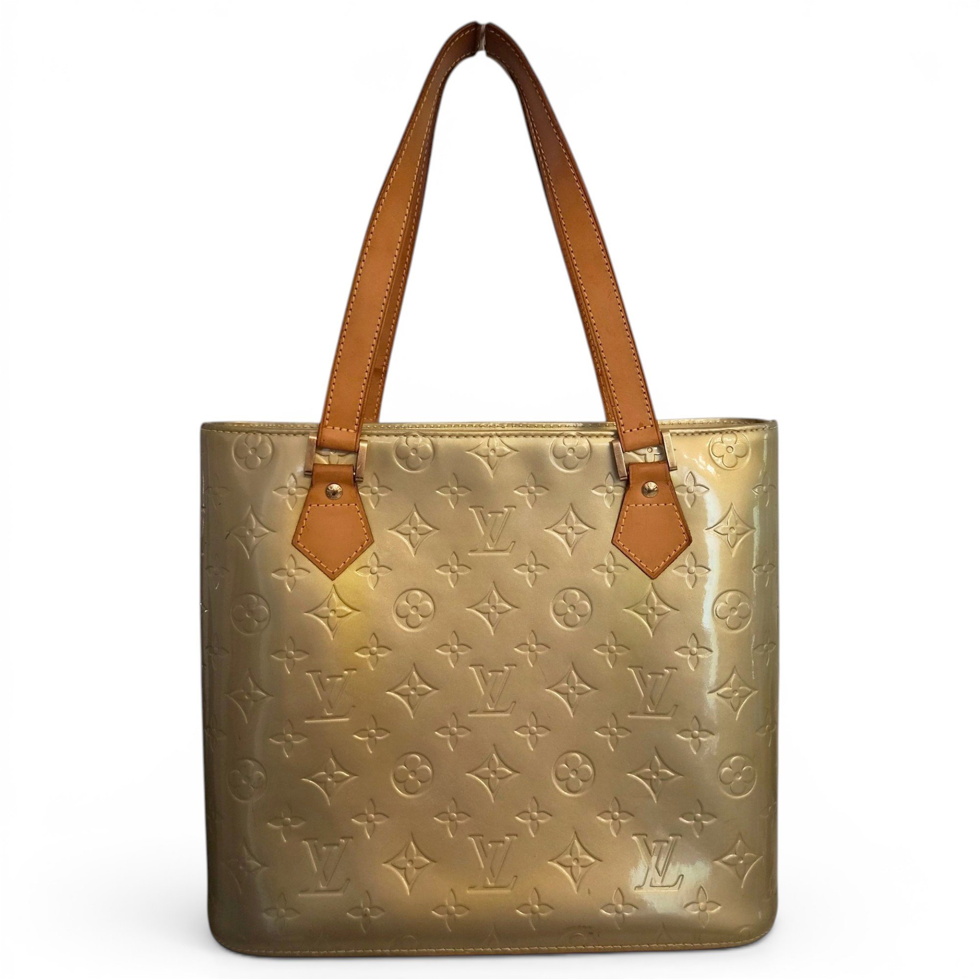Houston patent leather handbag