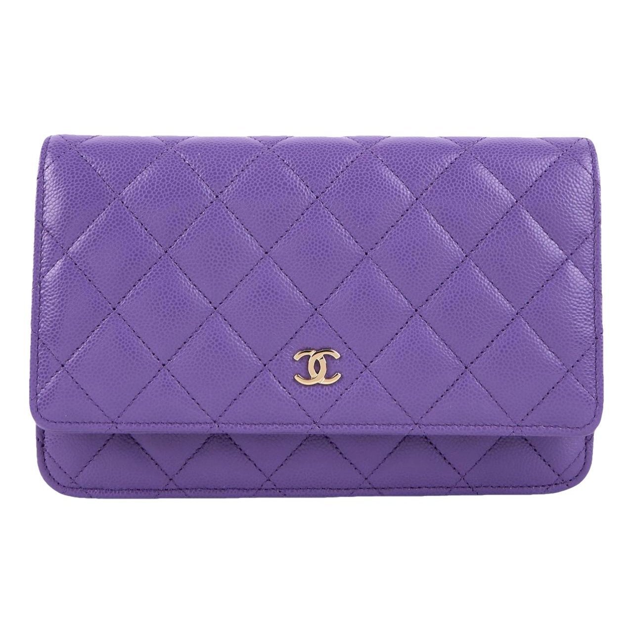 Trendy CC Wallet on Chain leather crossbody bag