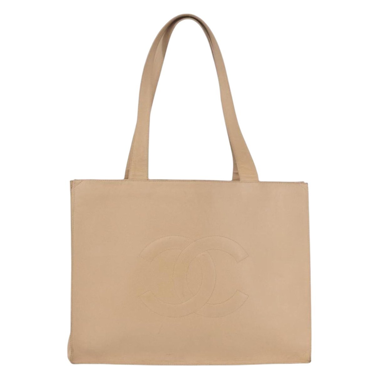 Leather tote