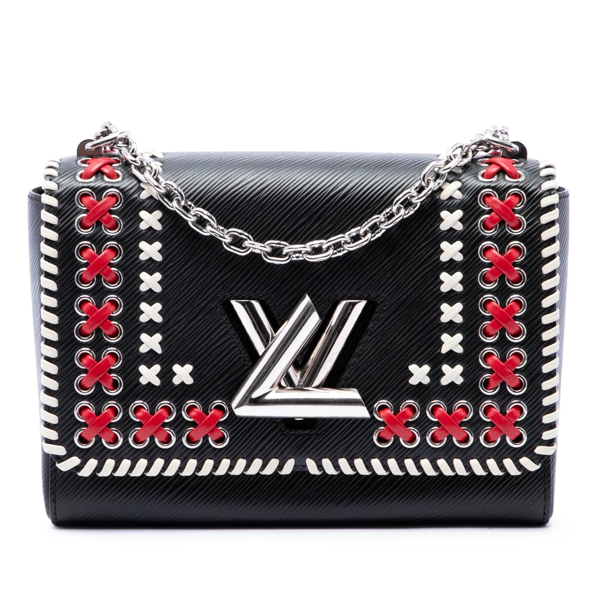 Twist leather handbag