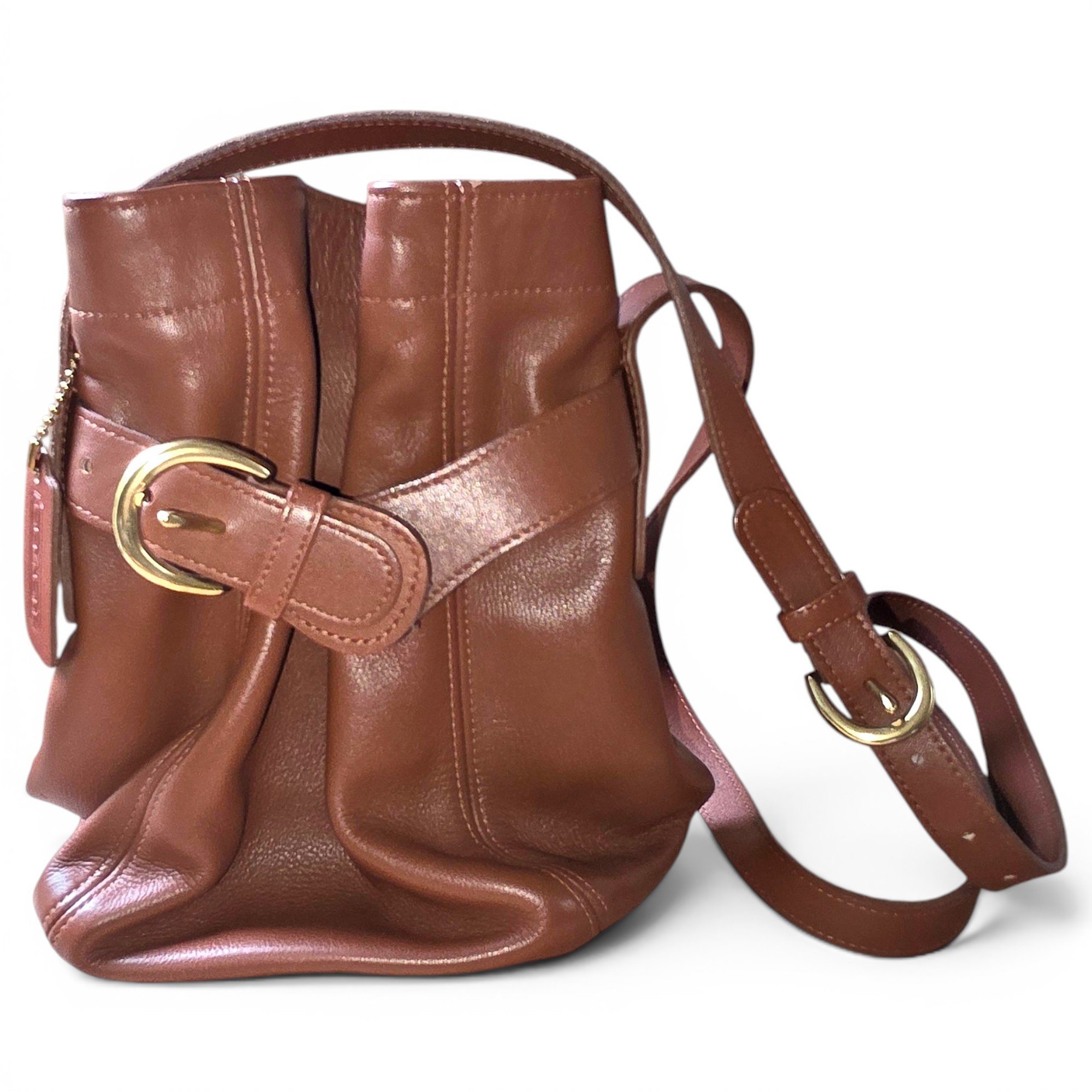 Leather handbag