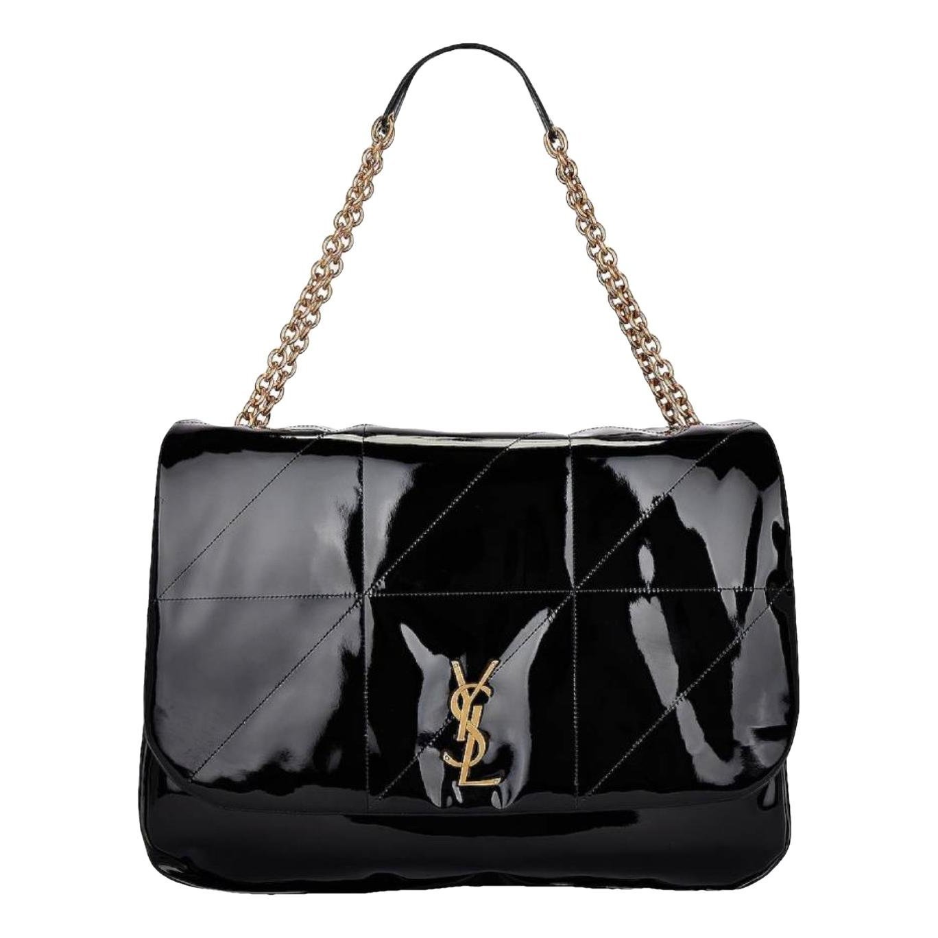 Jamie patent leather handbag