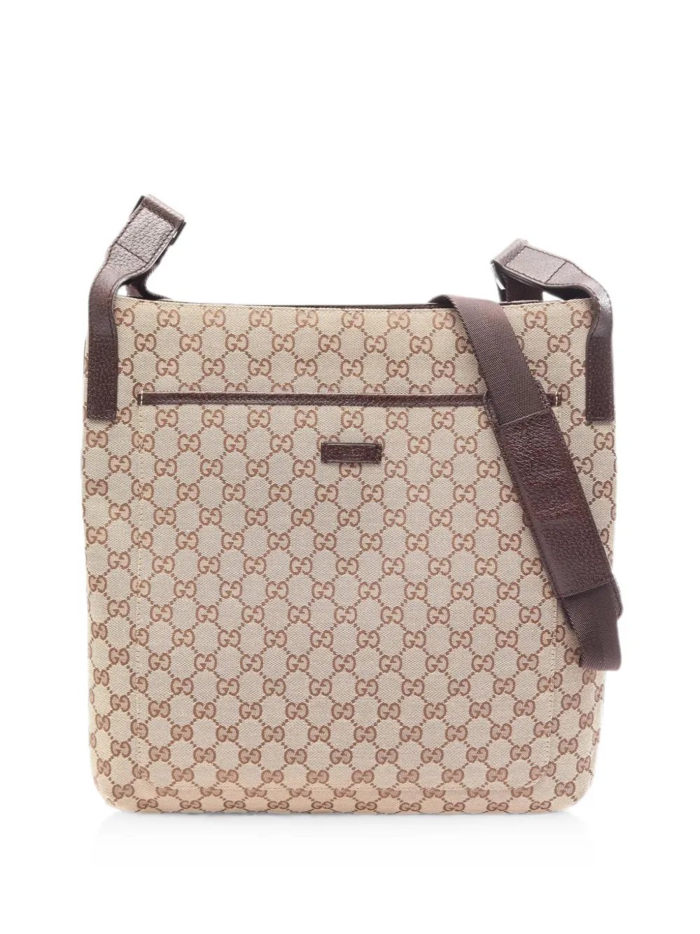 2000s GG canvas shoulder bag