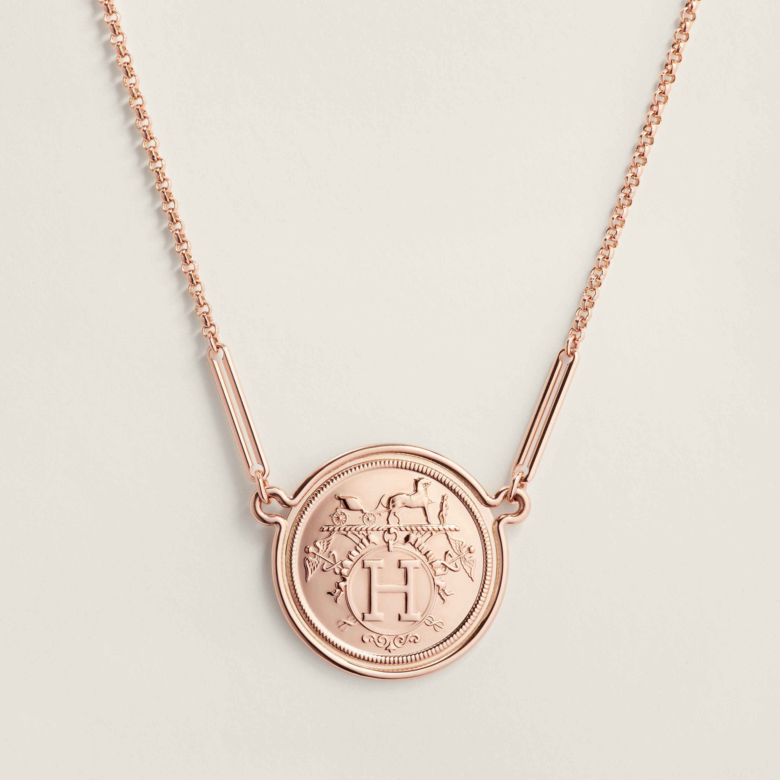 Hermès Ex-Libris pendant, very large model