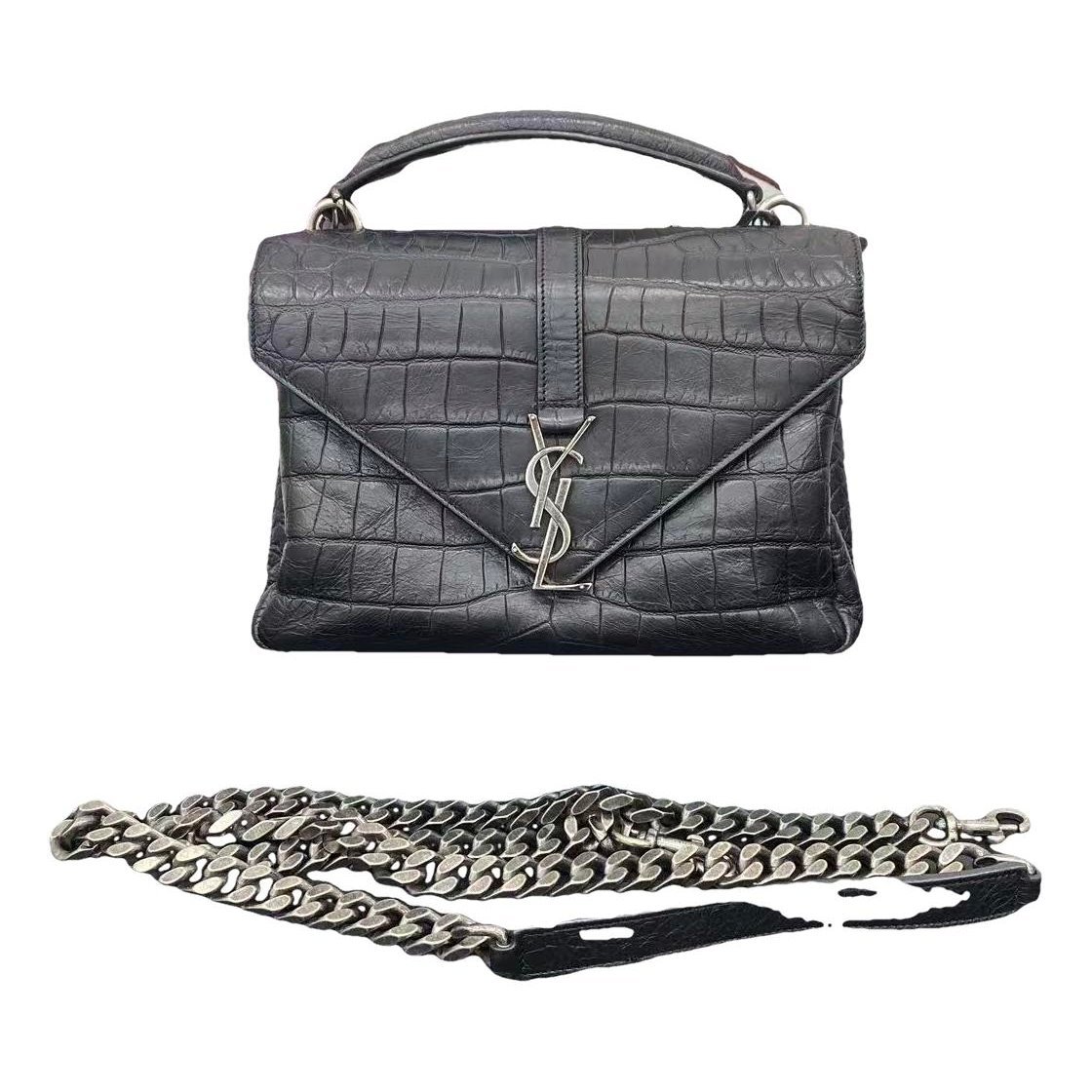 Collége monogramme leather handbag
