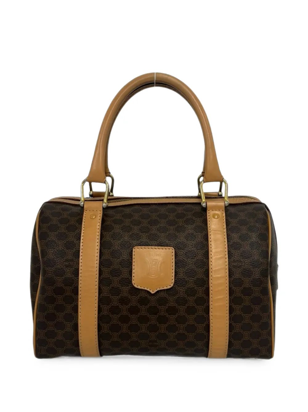 Celine 2013 Macadam Coated Canvas boston bag