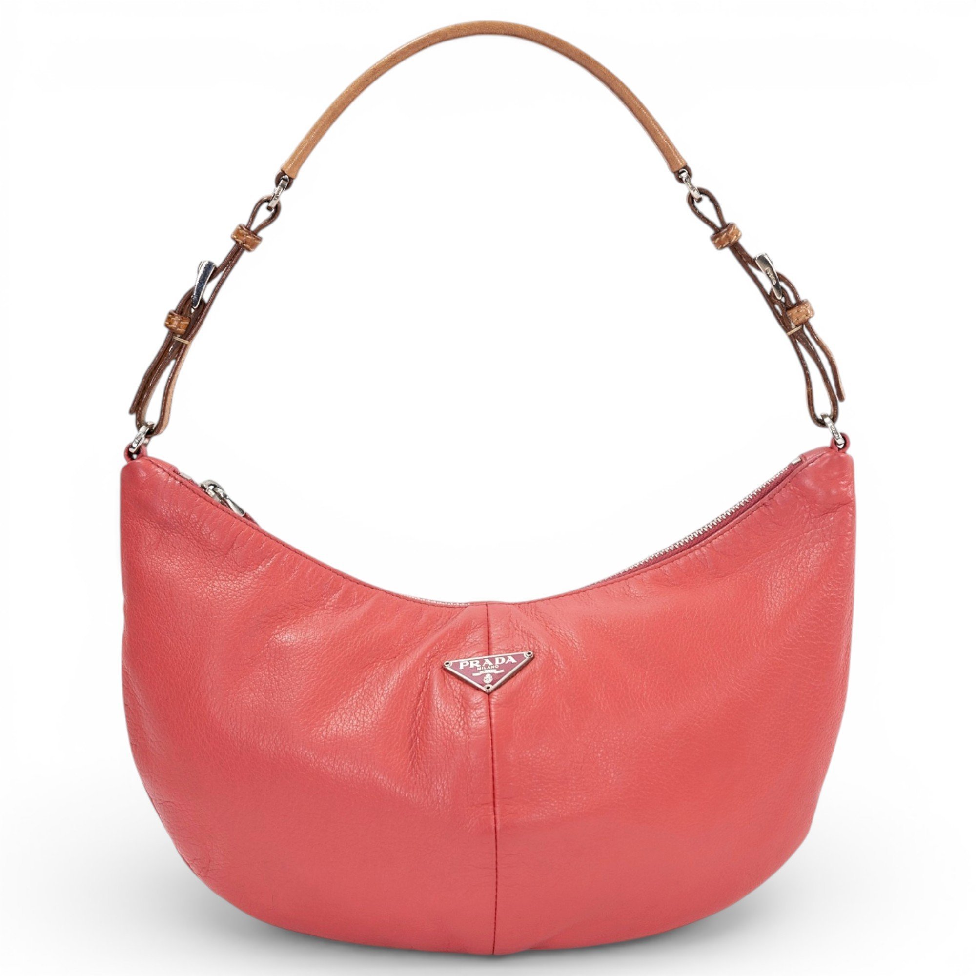 Arqué leather handbag