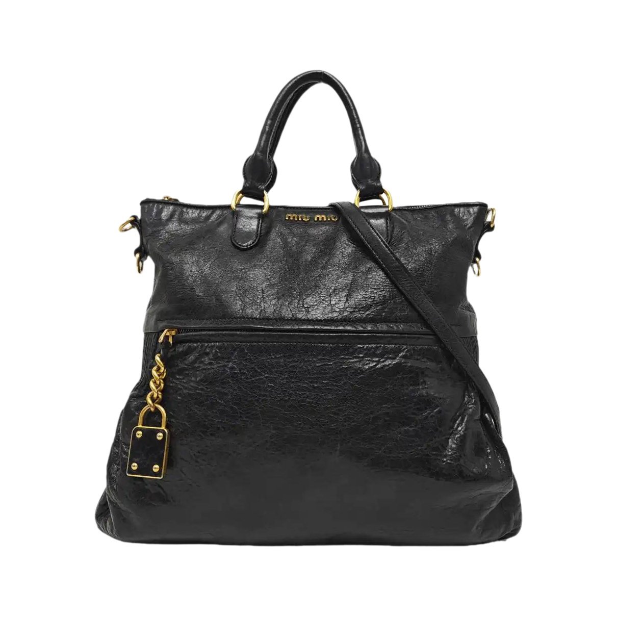 Leather handbag