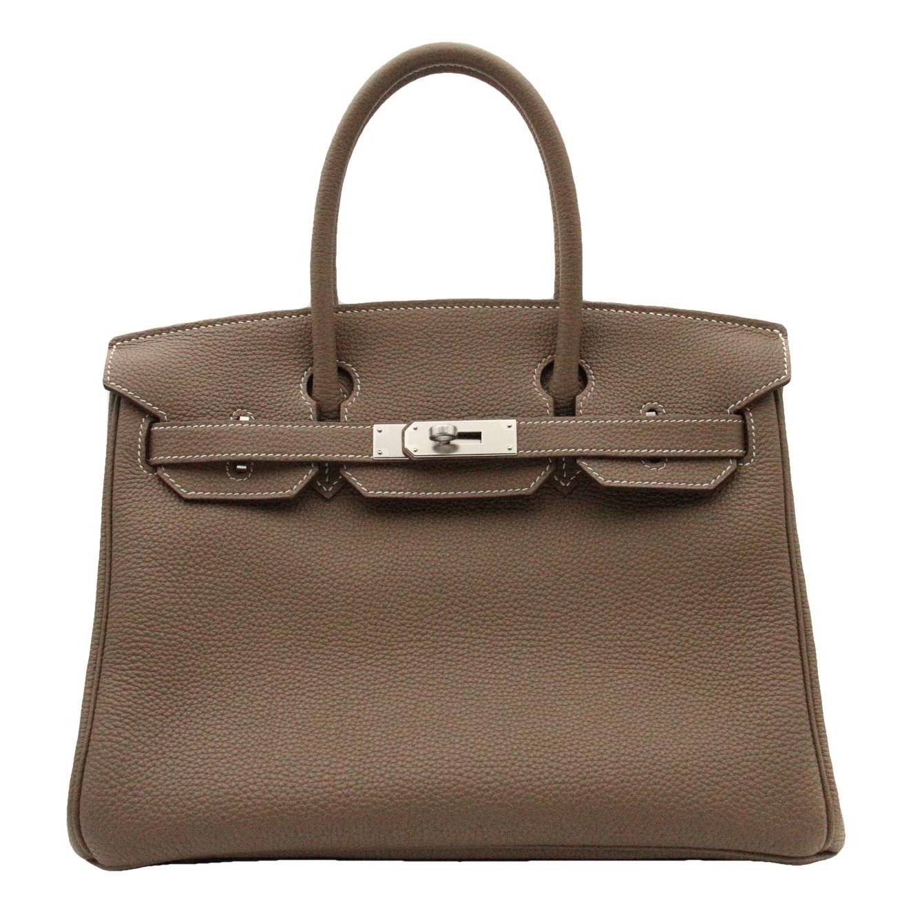 Birkin 30 leather handbag