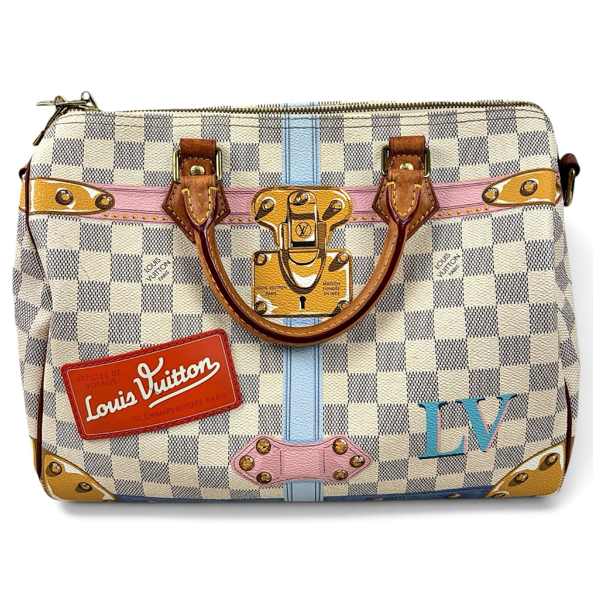 Speedy Bandoulière leather handbag