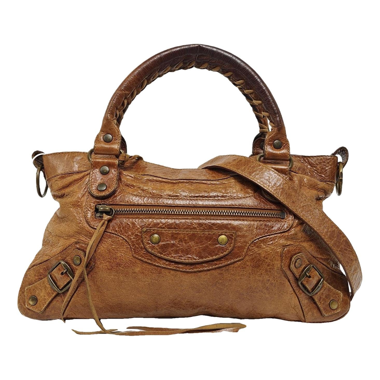 Leather handbag