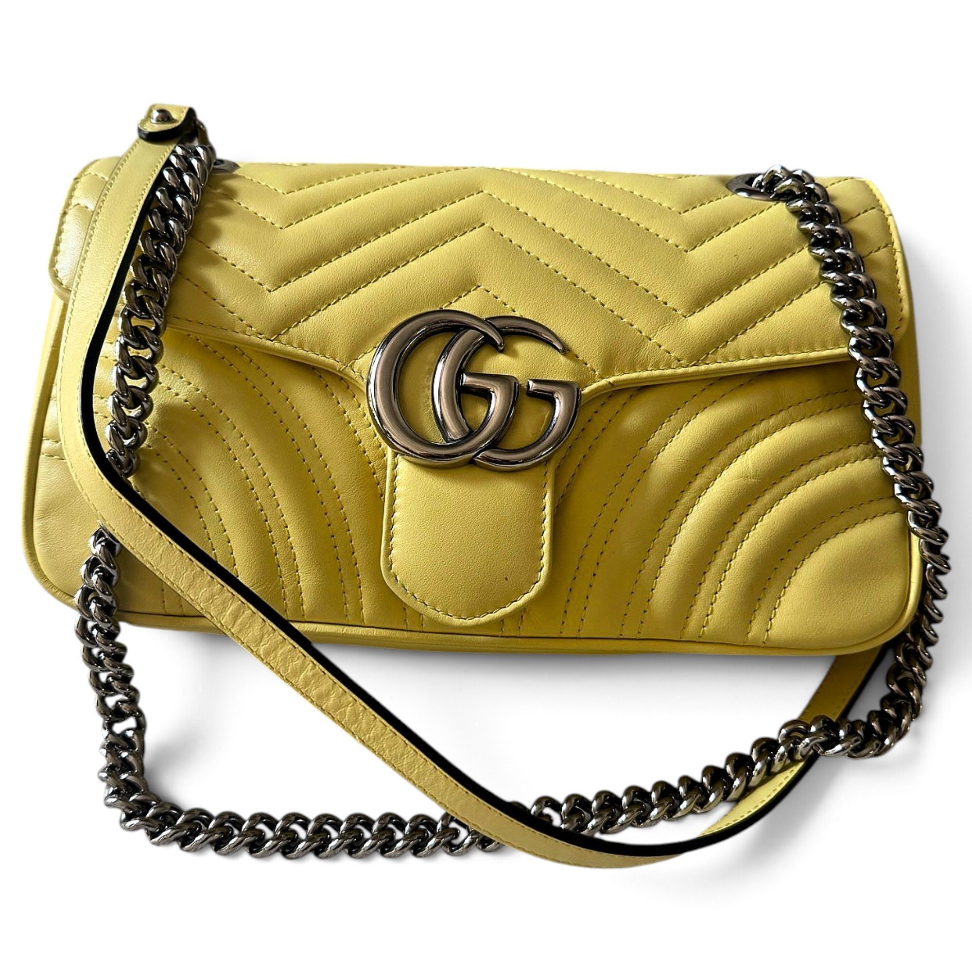 GG Marmont Chain Flap leather handbag