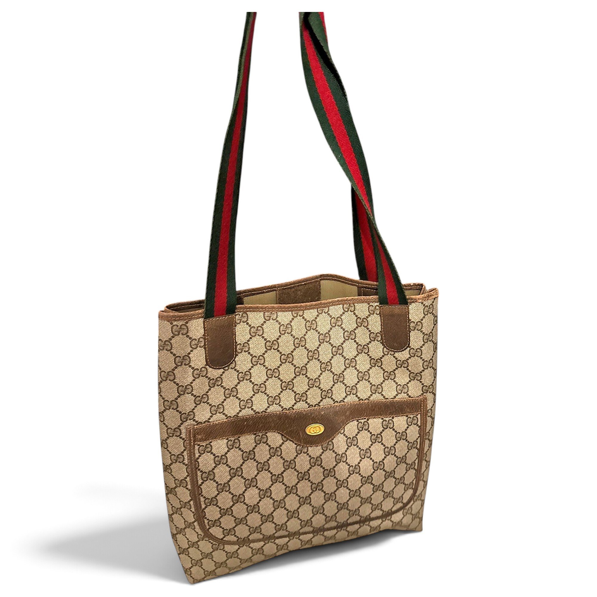 Leather tote