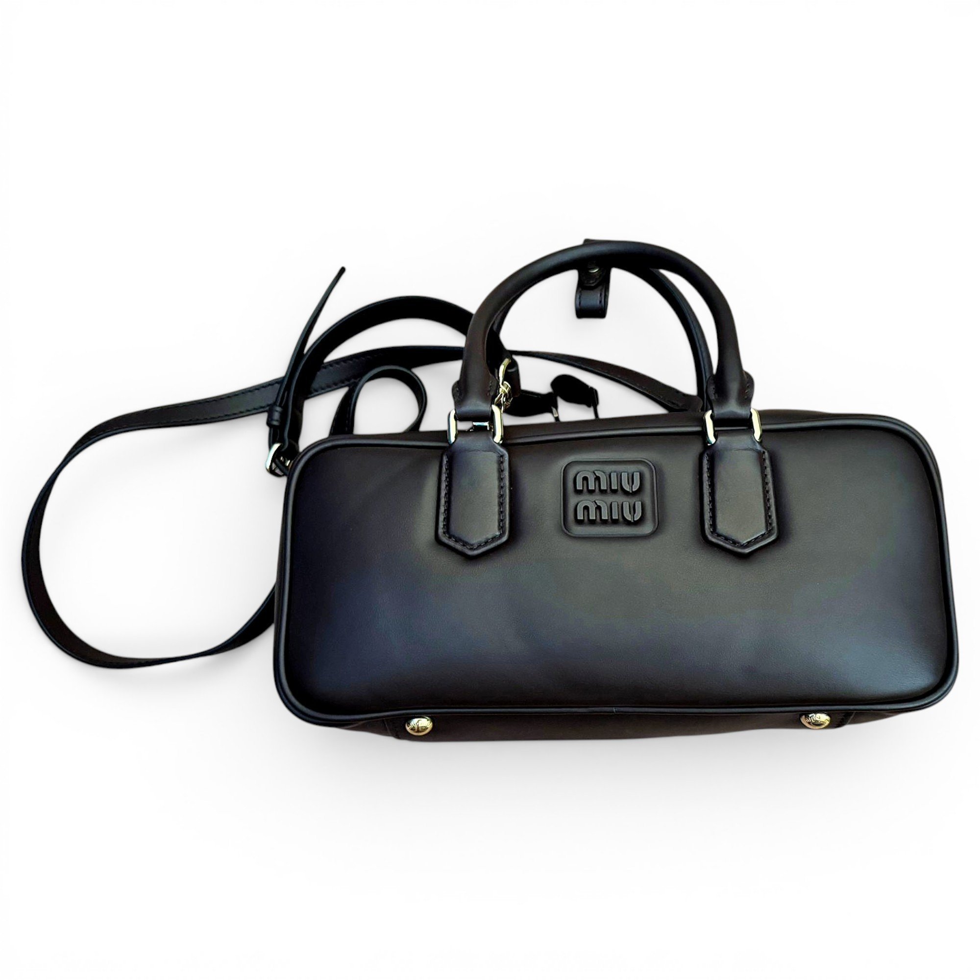 Arcadie leather handbag