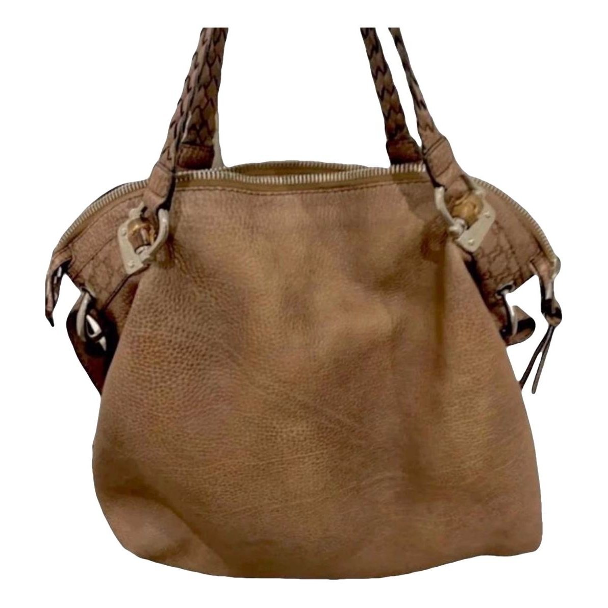 Leather tote
