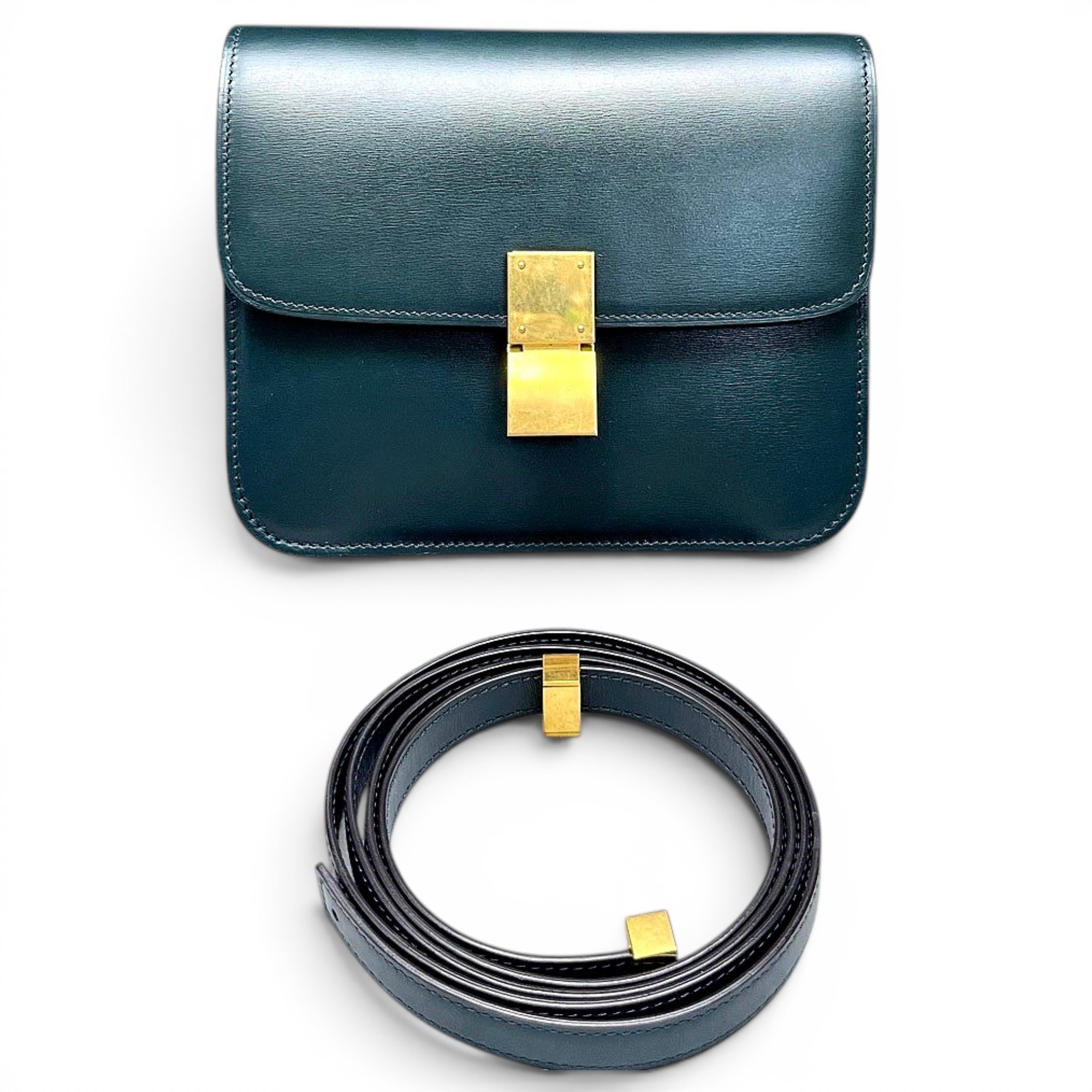 Classic leather handbag