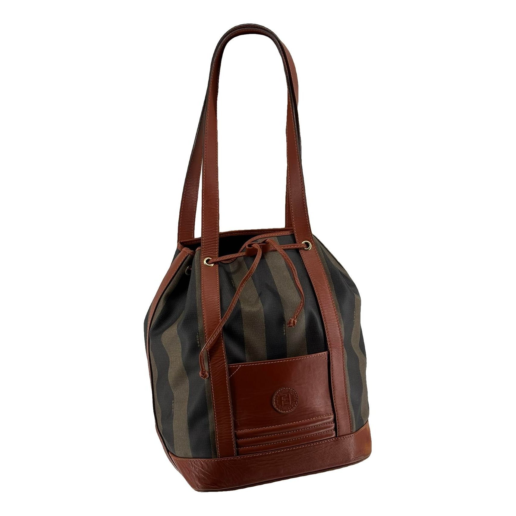 Palazzo Bucket leather crossbody bag