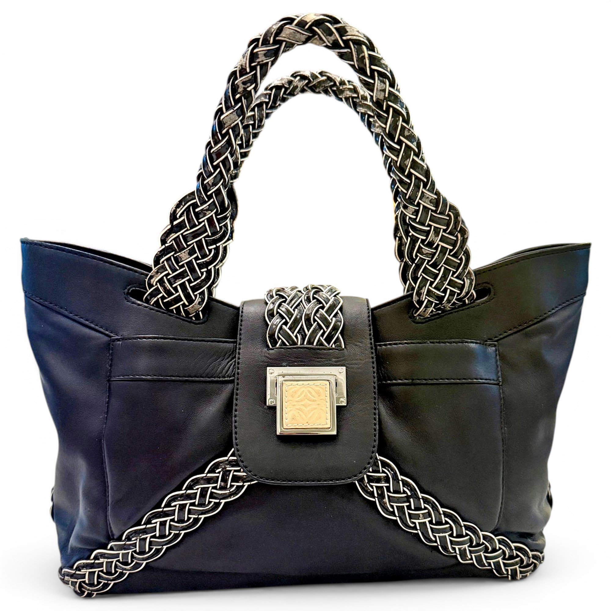 Leather handbag