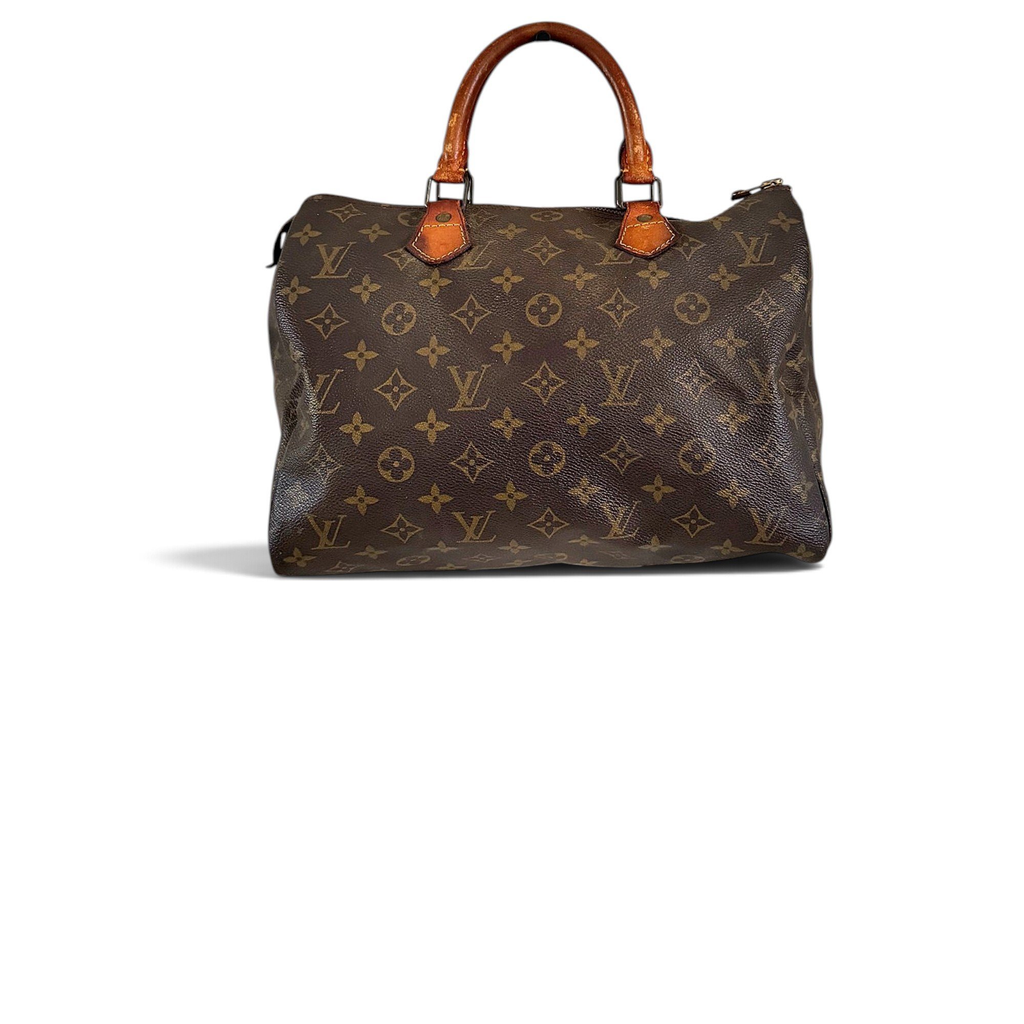 Speedy leather handbag