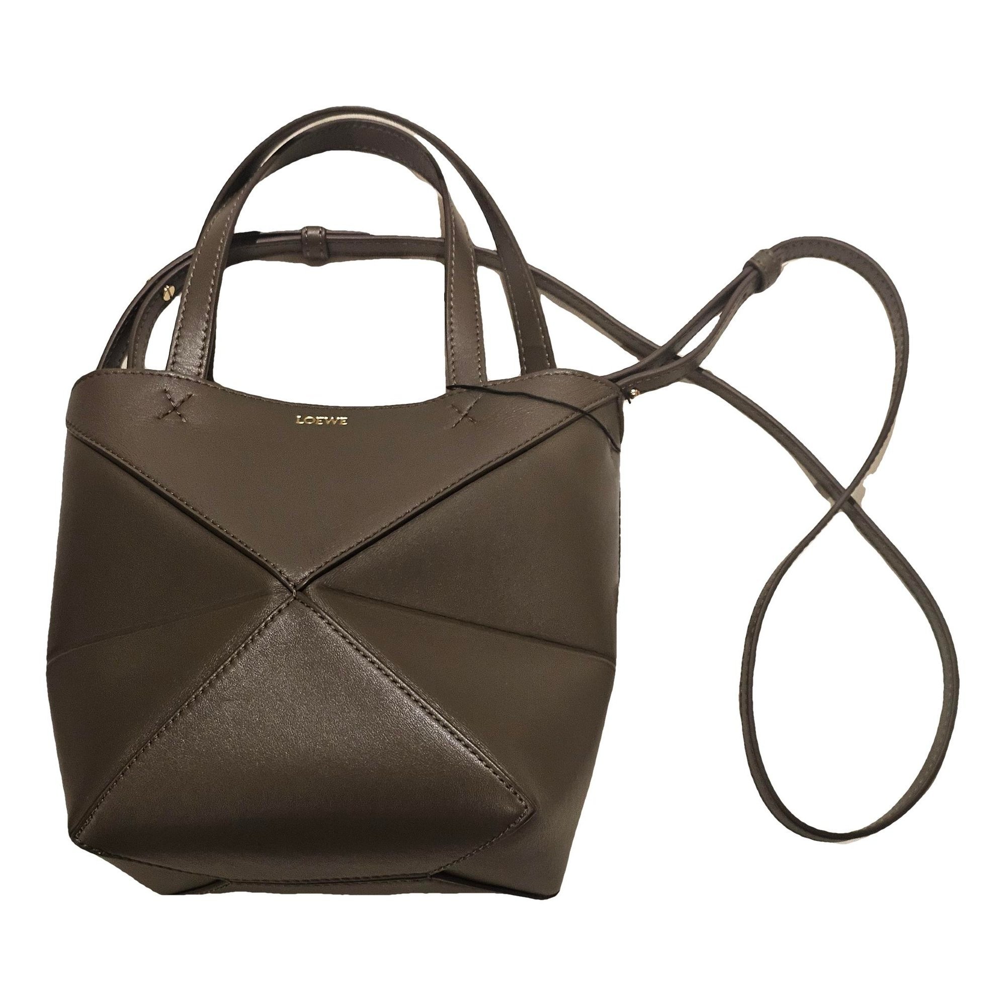 Puzzle Fold leather crossbody bag