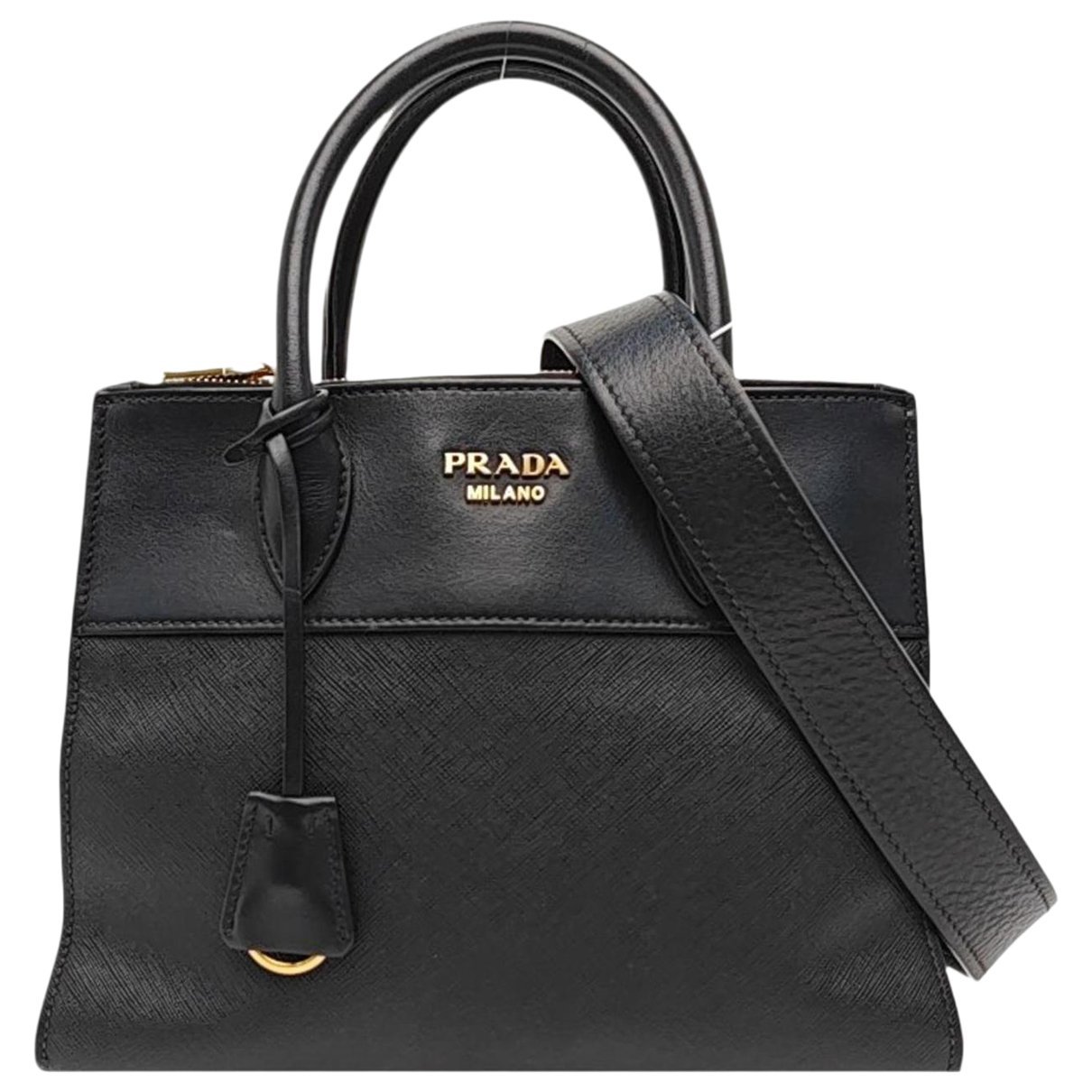 Bibliothèque leather handbag