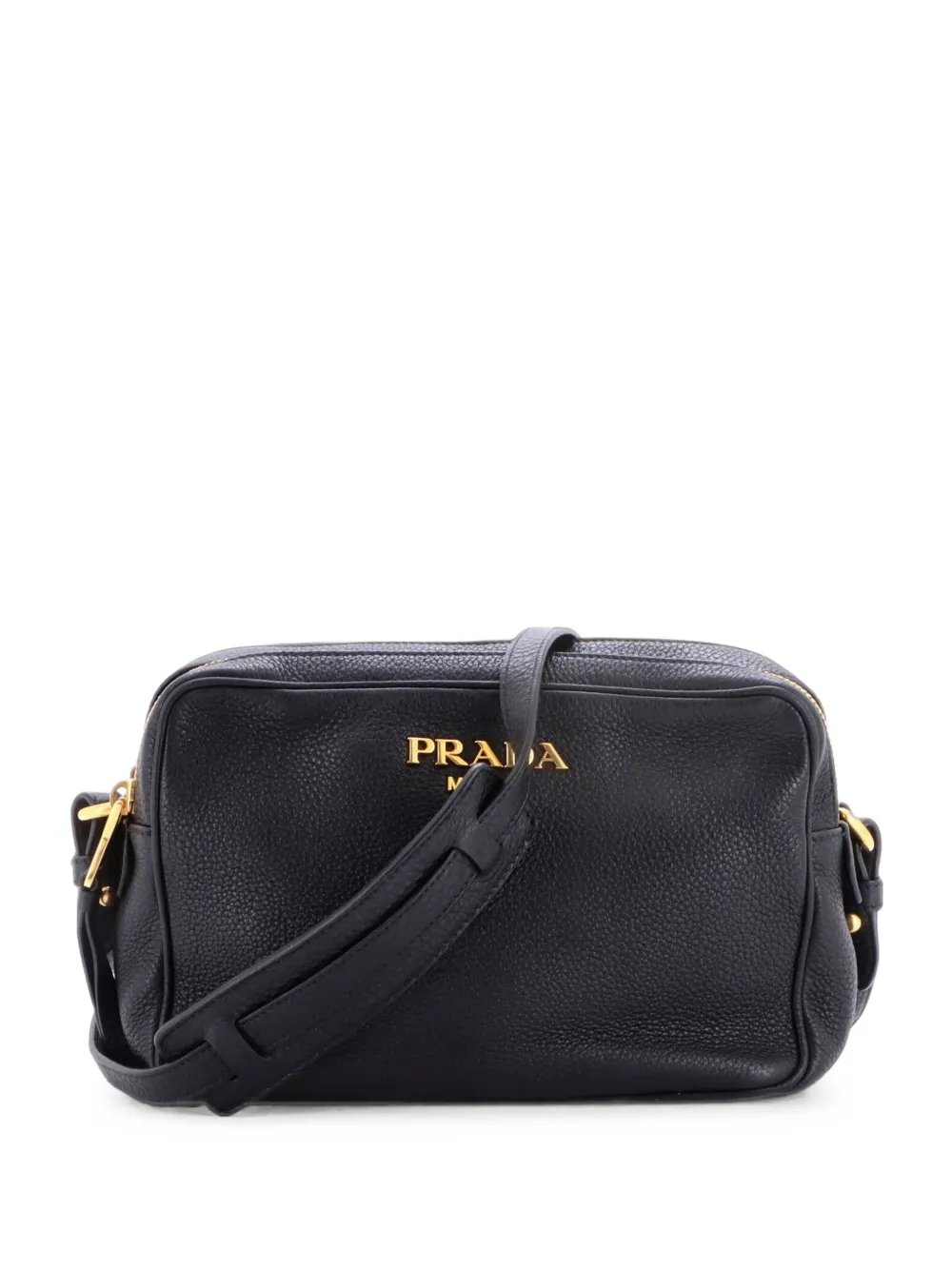 Double Zip Camera Bag Vitello Daino crossbody bag