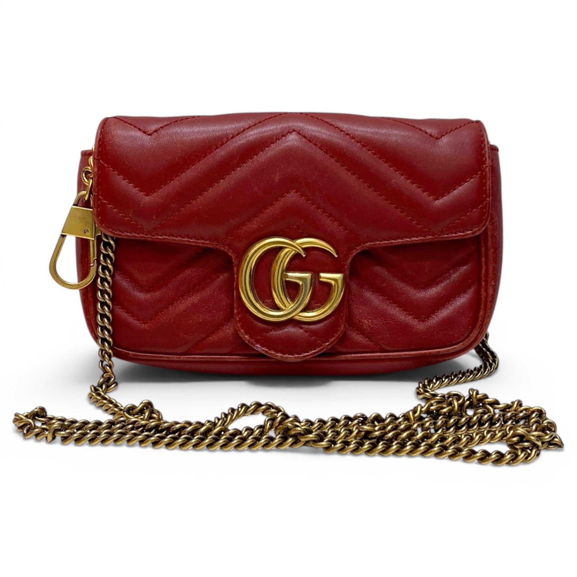 GG Marmont Flap leather crossbody bag
