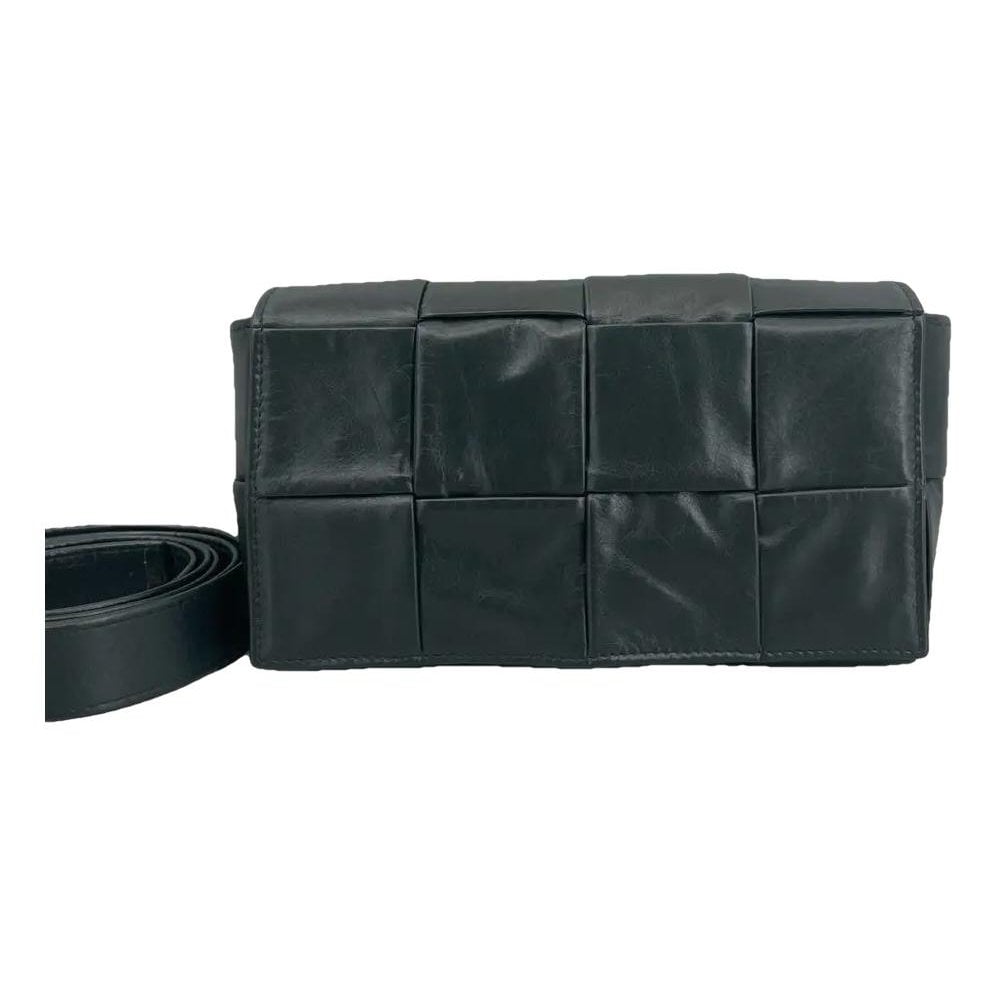 Cassette leather crossbody bag