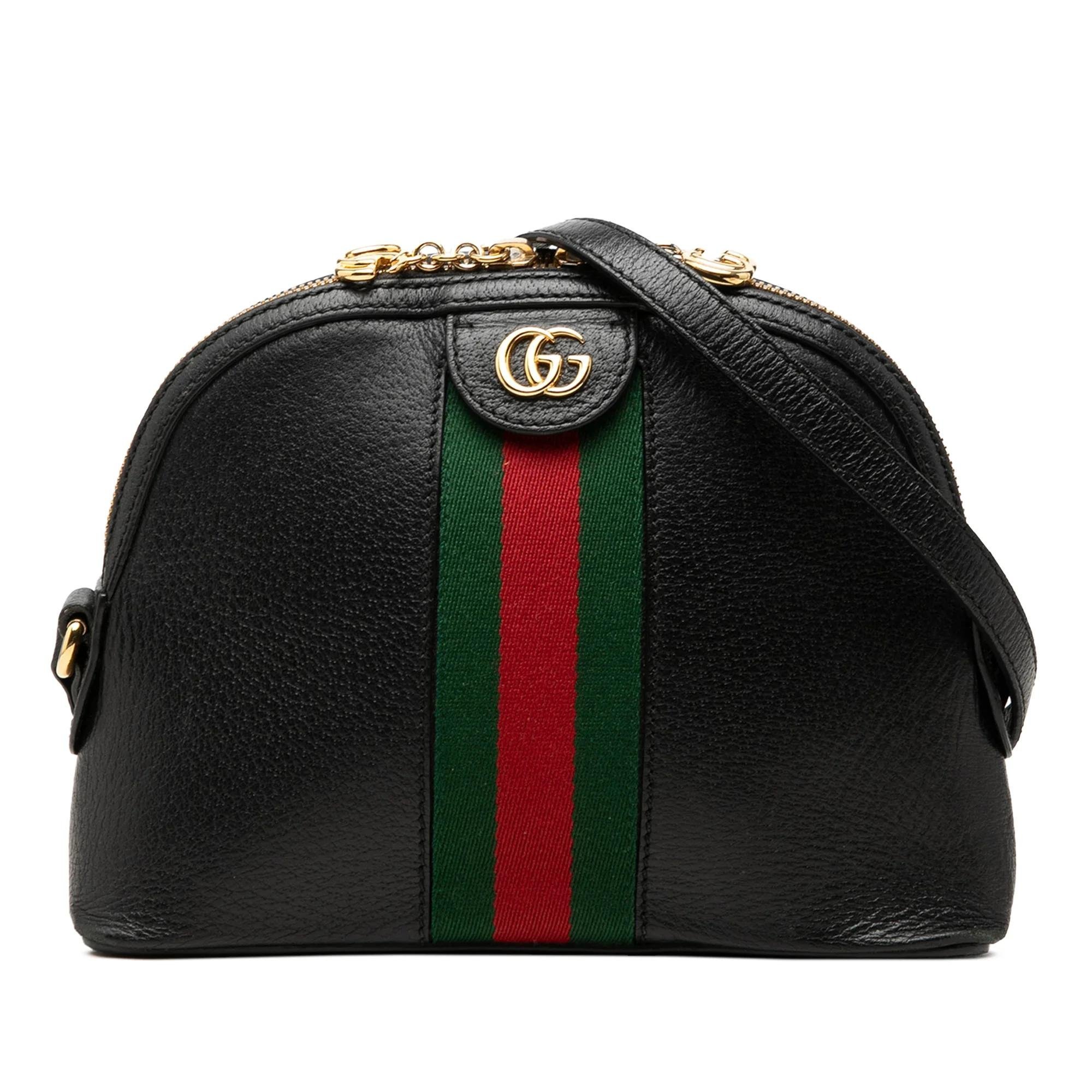 Dôme leather handbag