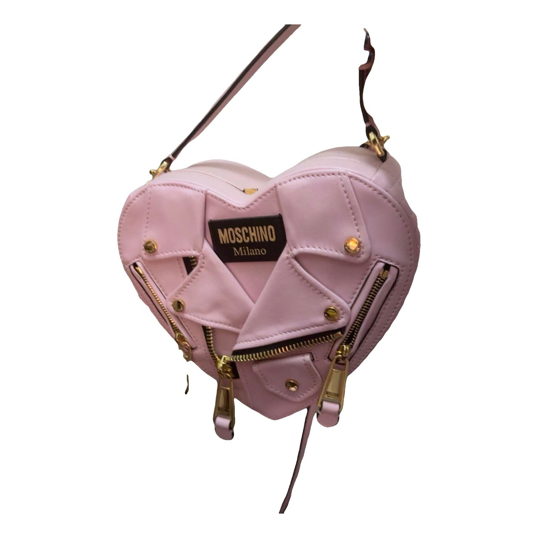 Biker leather bag