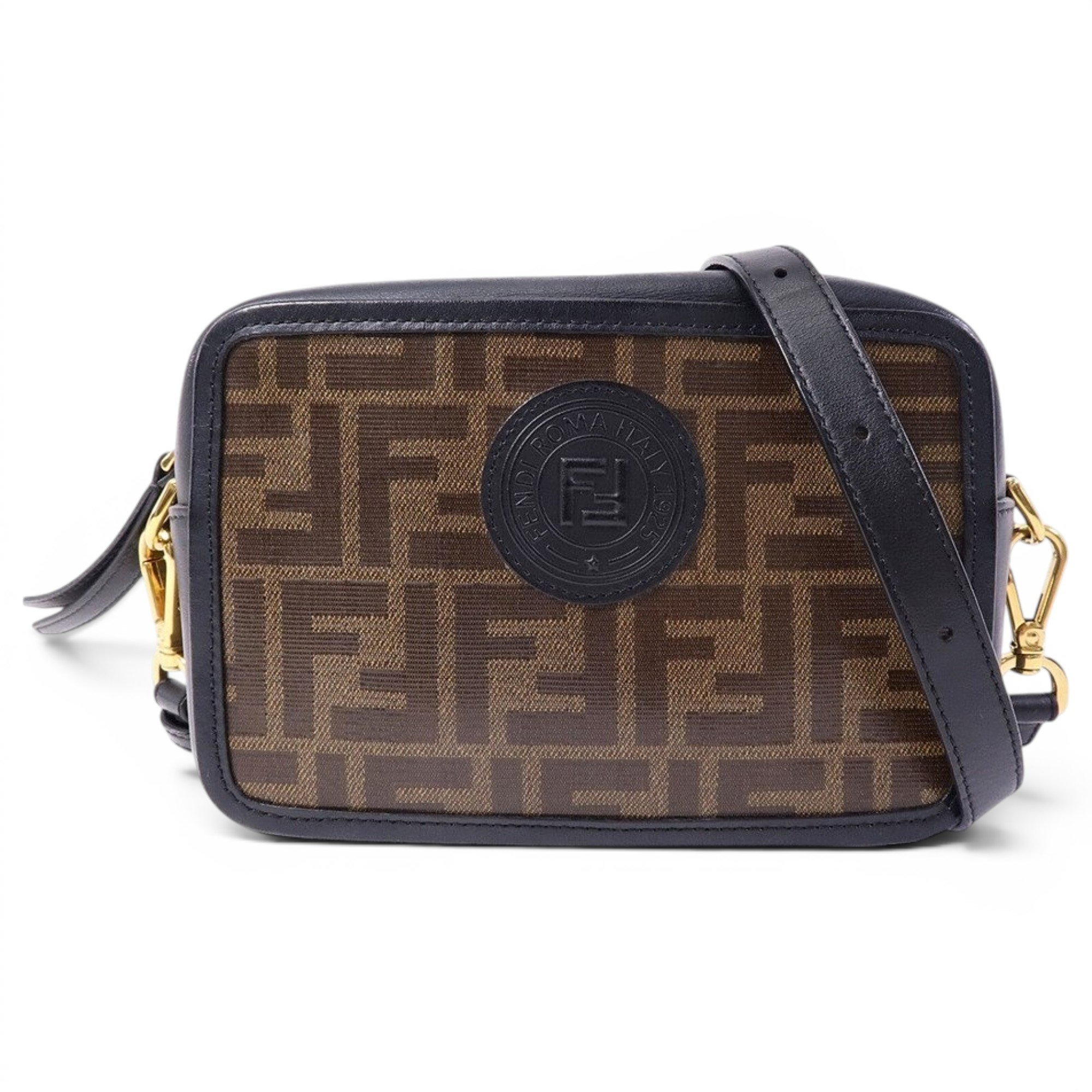 Camera case leather crossbody bag