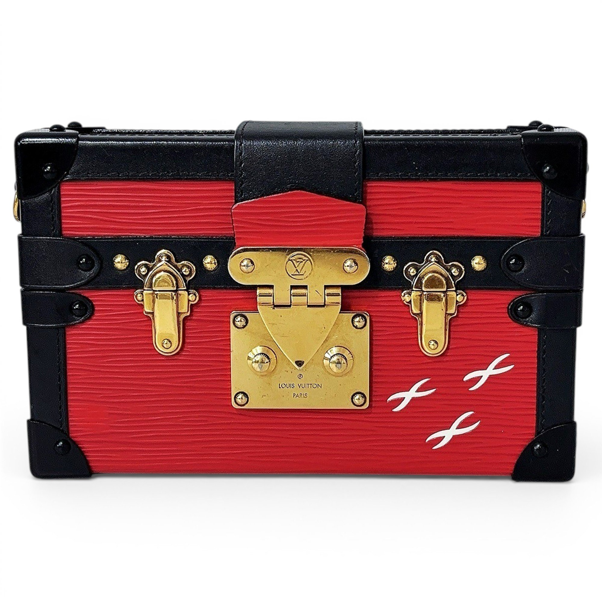 Louis Vuitton Petite Malle leather crossbody bag