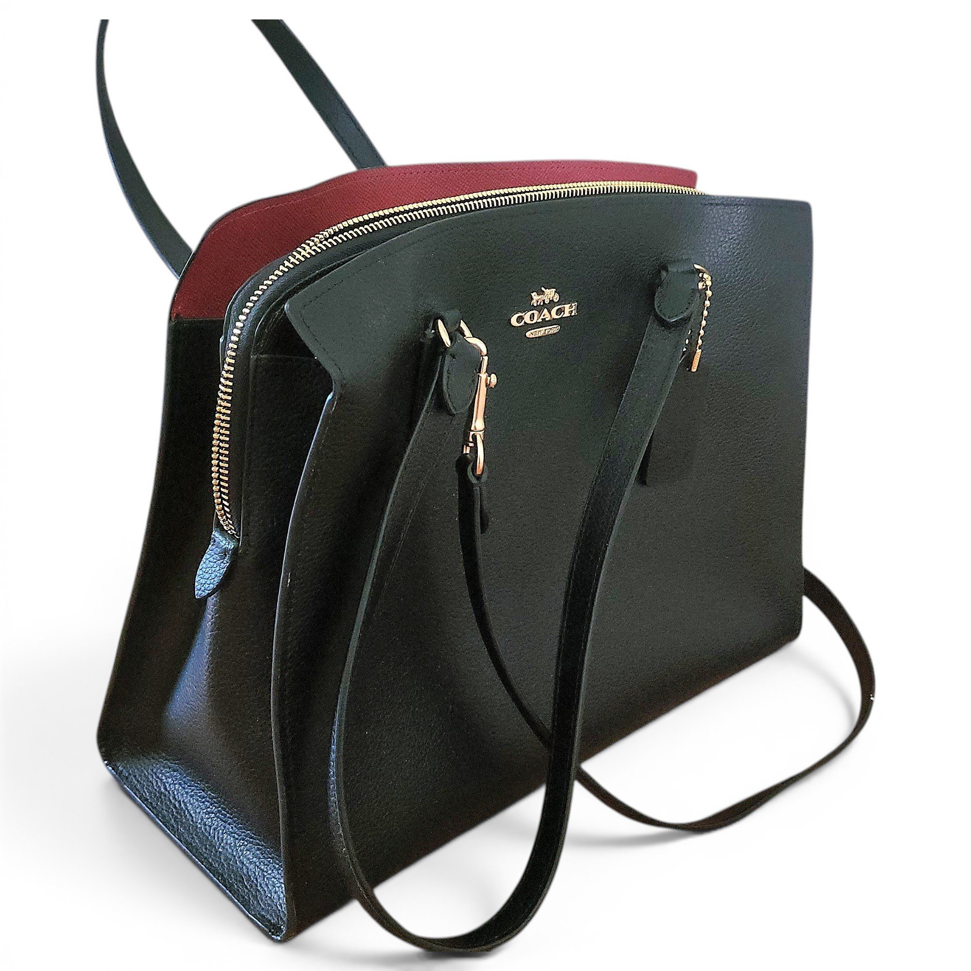 Leather satchel