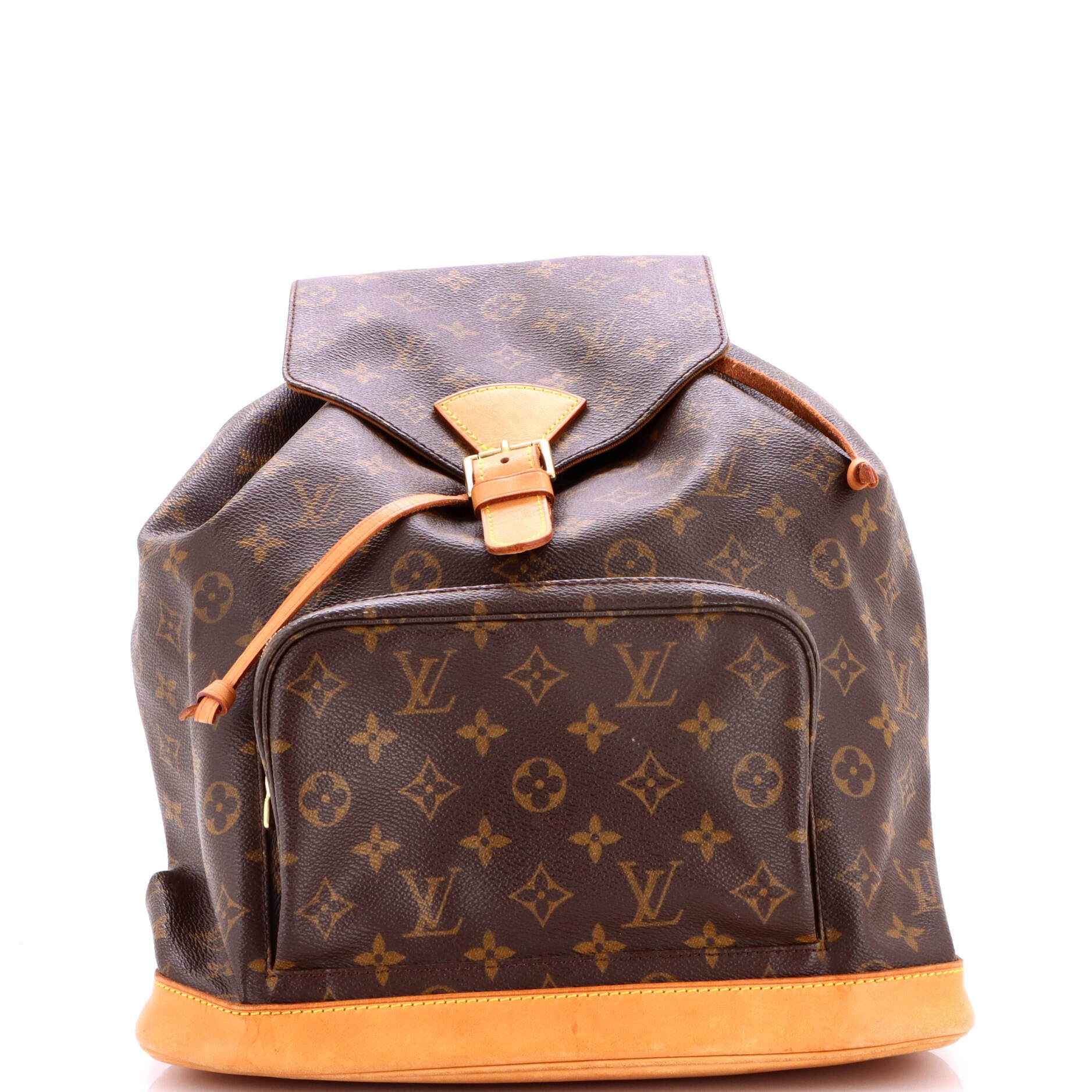 Louis Vuitton Vintage Montsouris Backpack Monogram Canvas GM