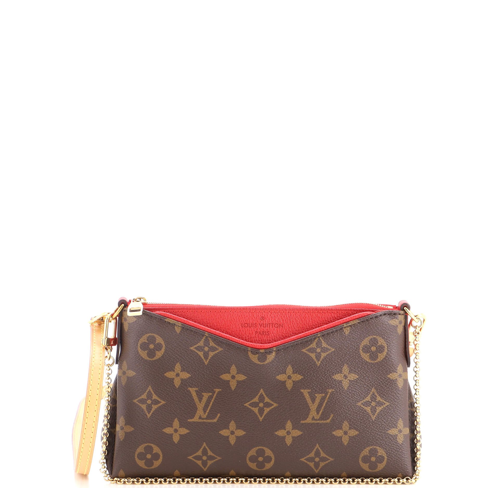 Pallas Clutch Monogram Canvas with Leather