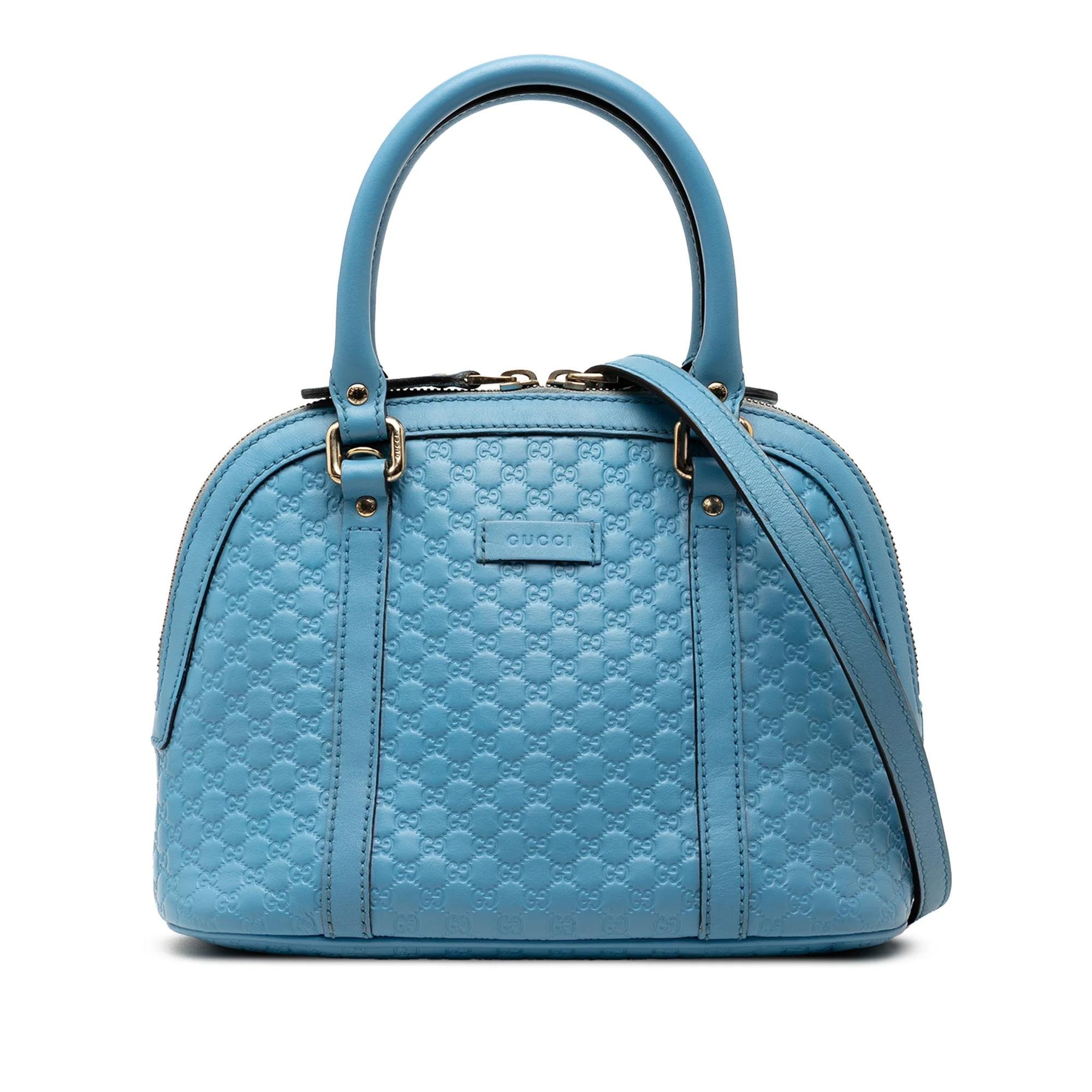 Dôme leather satchel