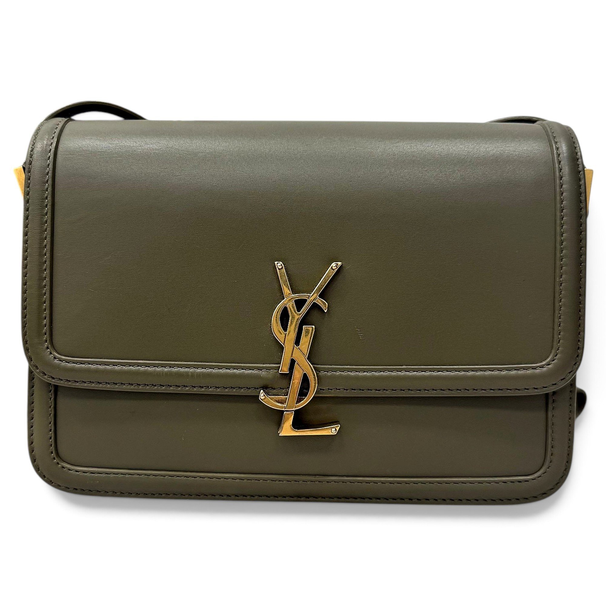 Solférino leather handbag