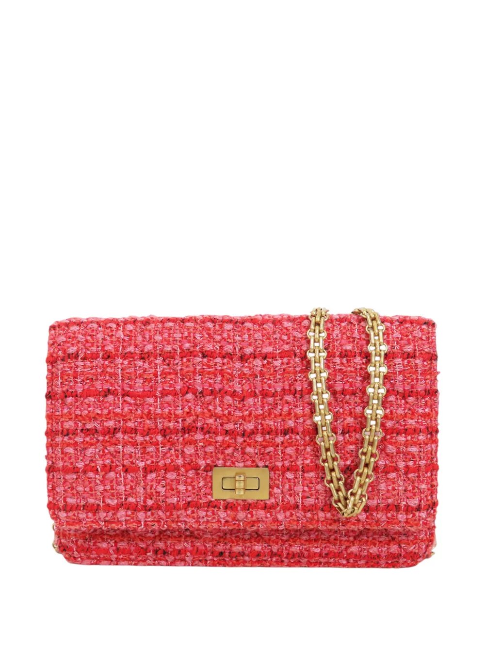 2019 Quilted Tweed Reissue 2.55 Wallet On Chain crossbody bag