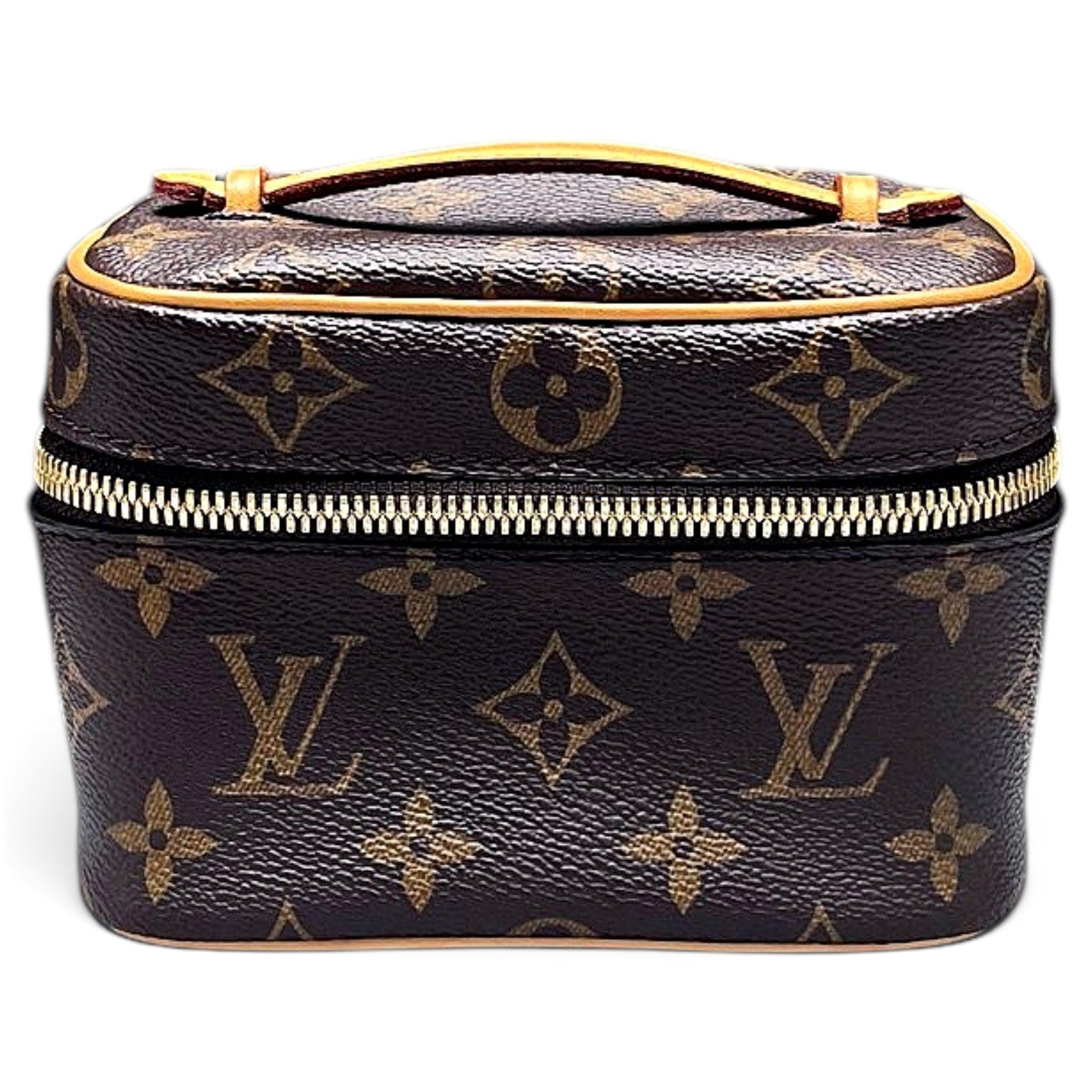 Vanity leather handbag