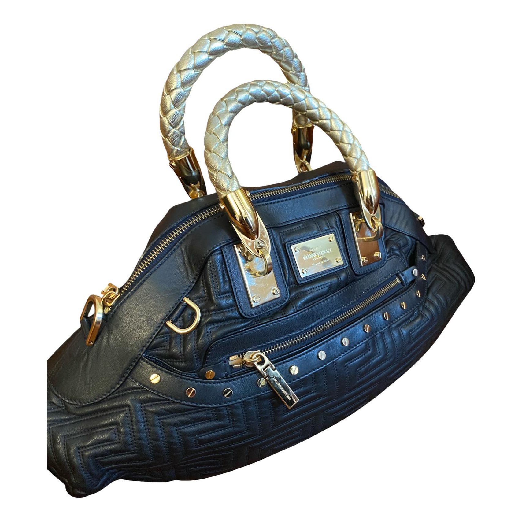 Leather handbag